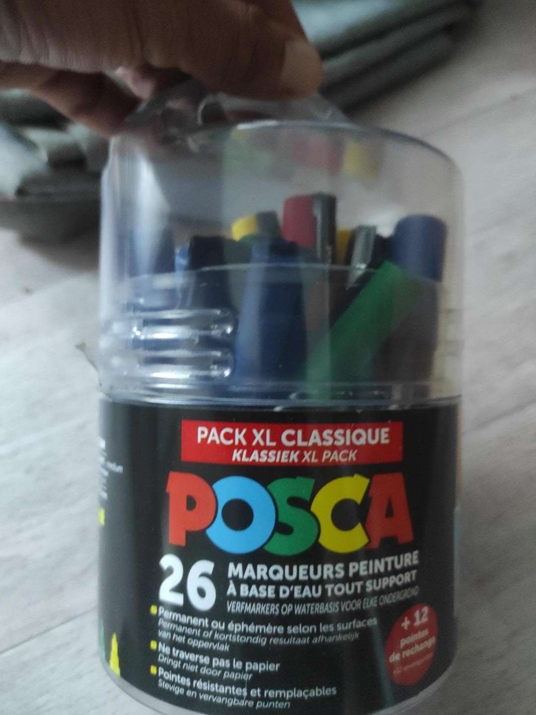 POSCA XL Klassiek Verfmarkers - 26 Stuks + 12 Reservepunten, Ophalen, Nieuw, Overige typen