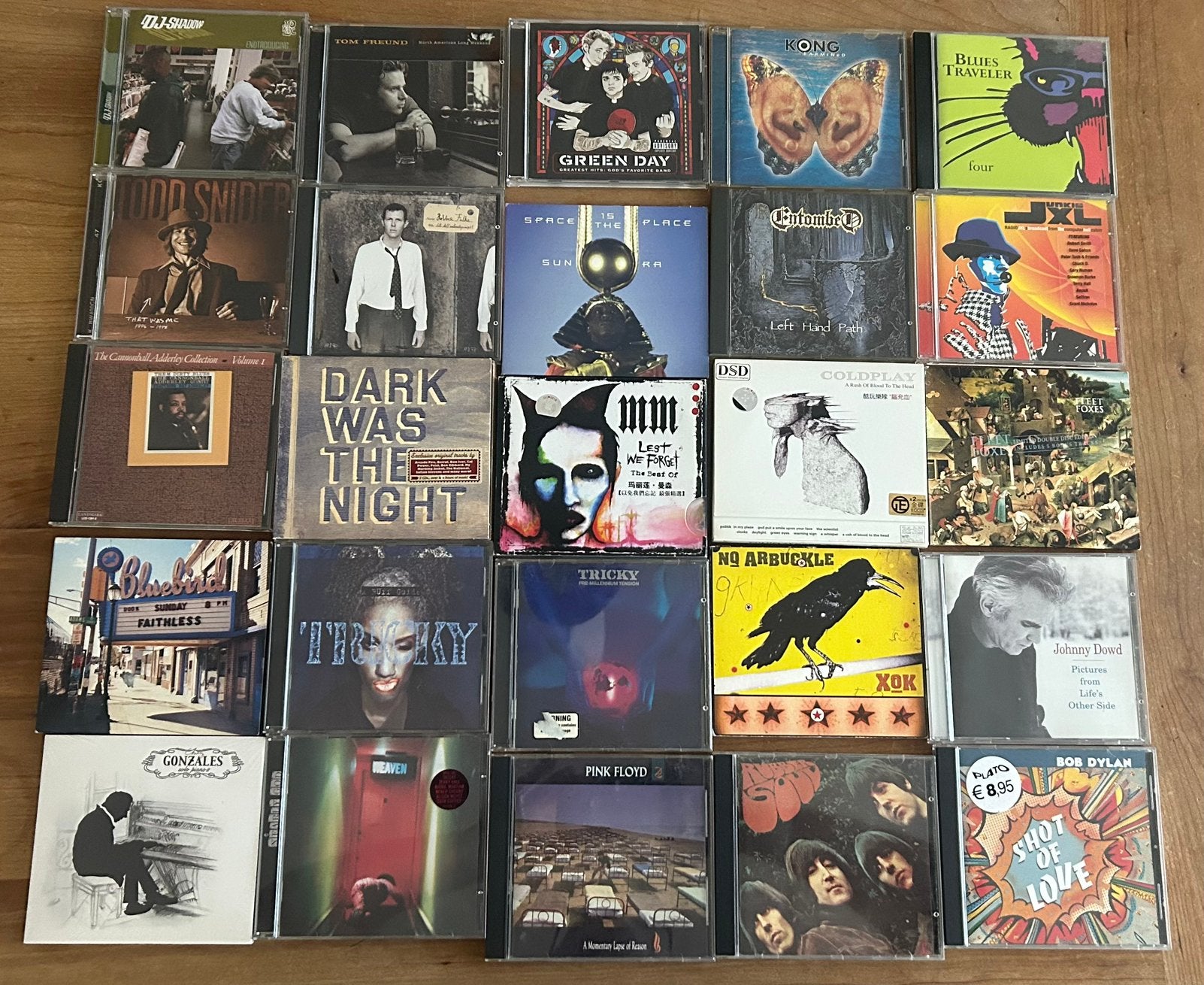 Partij cd’s Entombed, sun Ra, Tricky, Kong, Floyd, Dylan, Ophalen of Verzenden, Zo goed als nieuw