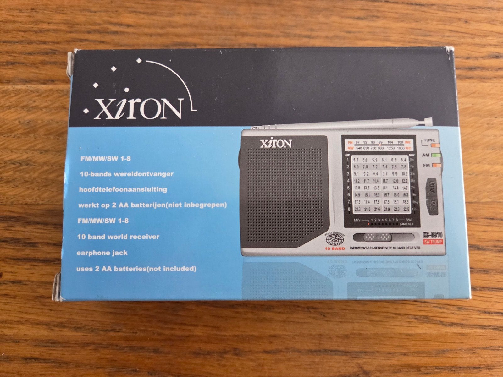XITON KC-510 10-bands Wereldontvanger Radio, Ophalen of Verzenden, Nieuw, Wereldontvanger