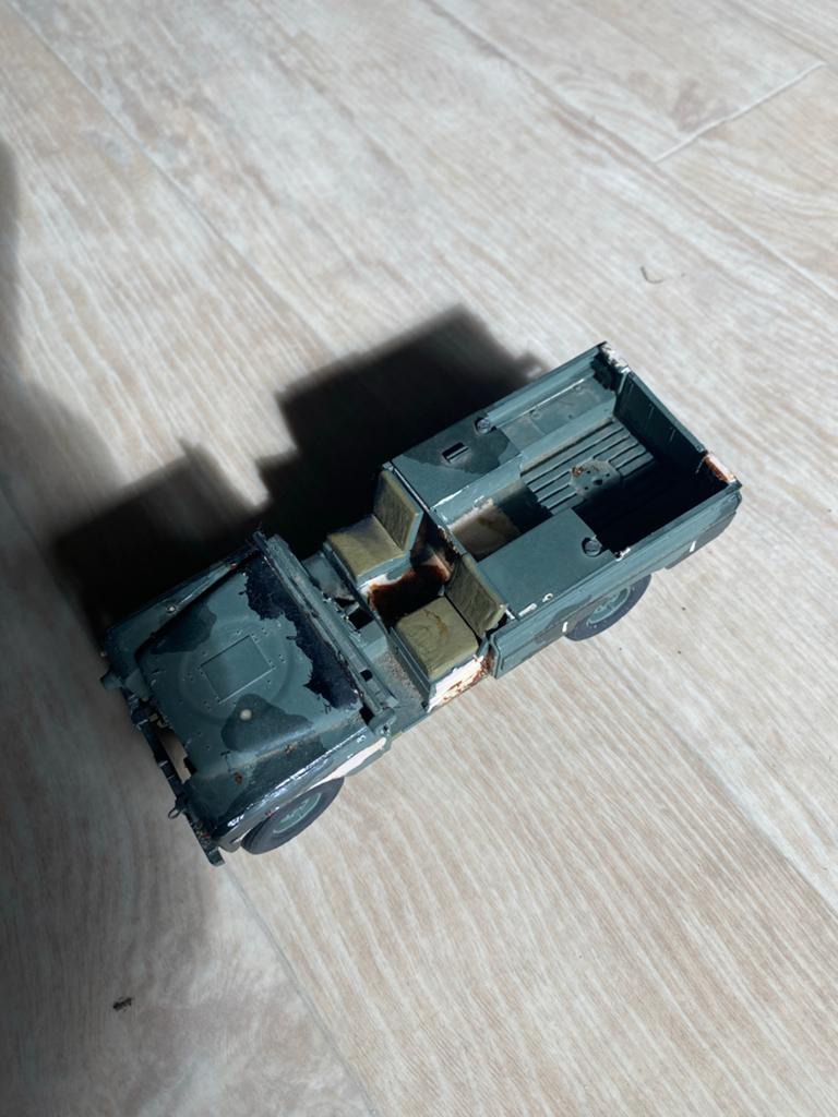 Pink panther jeep 1:35 tamiya, Overige merken, Gebruikt, Auto, 1:32 tot 1:50