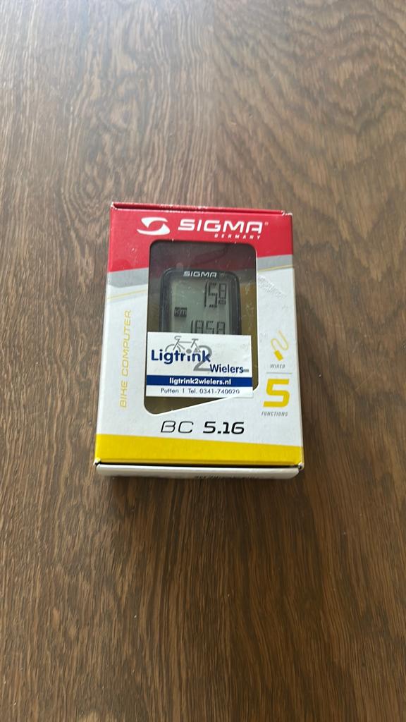 Sigma bc 5.16 bike computer, Fietsen en Brommers, Ophalen, Zo goed als nieuw