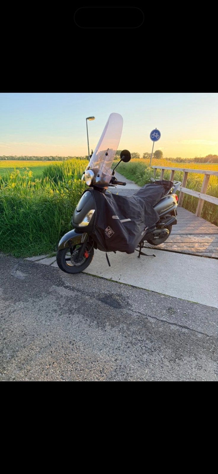 Sym fiddle 2020 ll, Ophalen, Gebruikt, Maximaal 45 km/u, Benzine