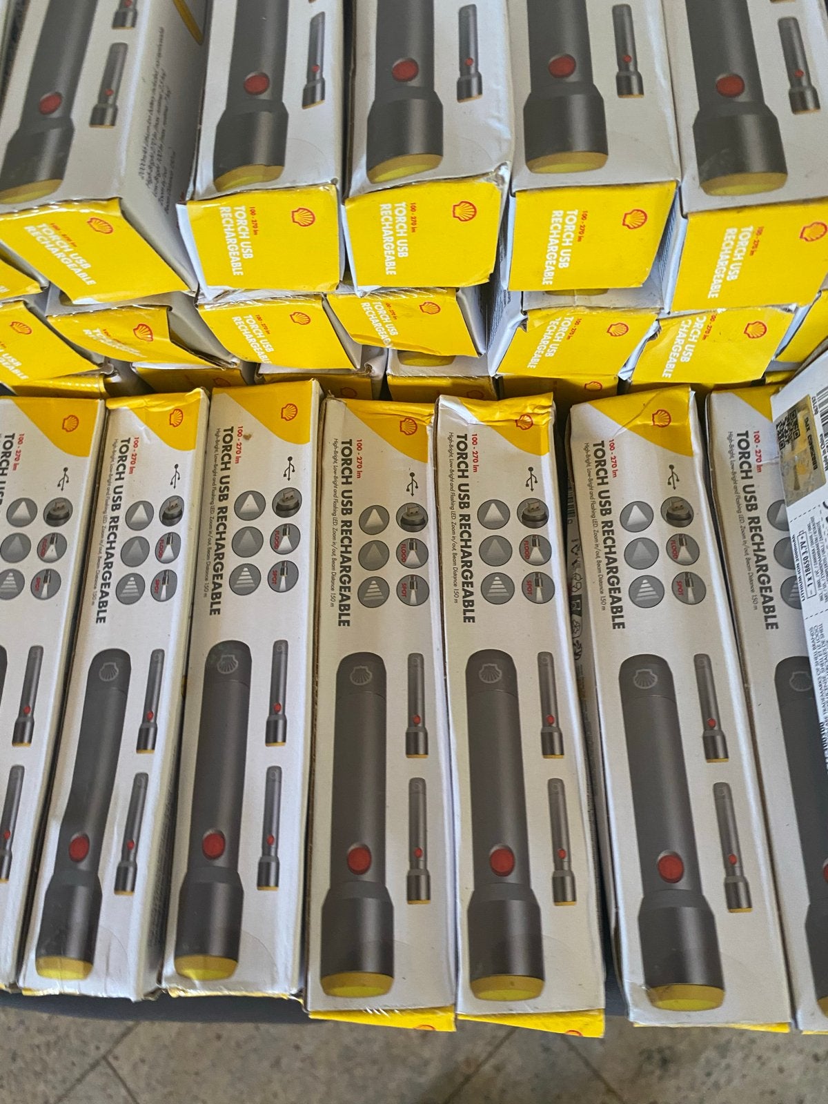 Nieuw Shell zaklampen met USB aansluiting, oplaadbaar, Ophalen, Overige categorieën