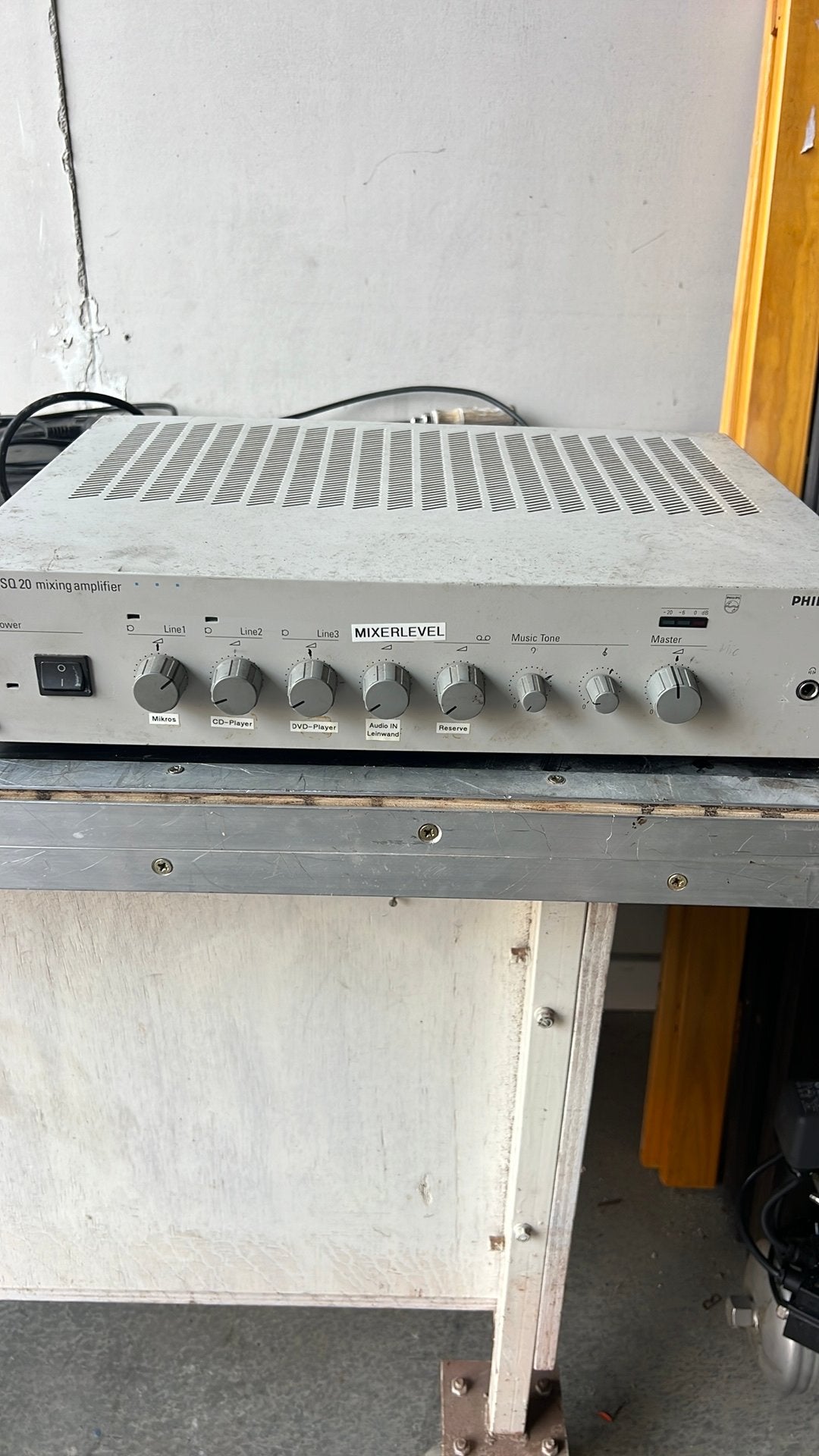 Vintage Philips versterker, Ophalen of Verzenden, Zo goed als nieuw, Minder dan 500 watt