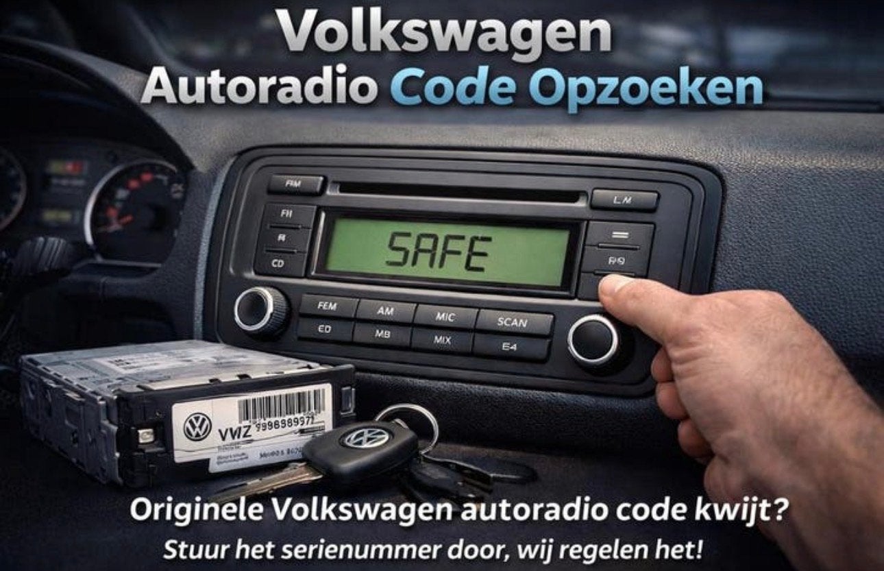 Volkswagen Autoradio Code Opzoeken - Originele Code Kwijt?, Ophalen, Nieuw