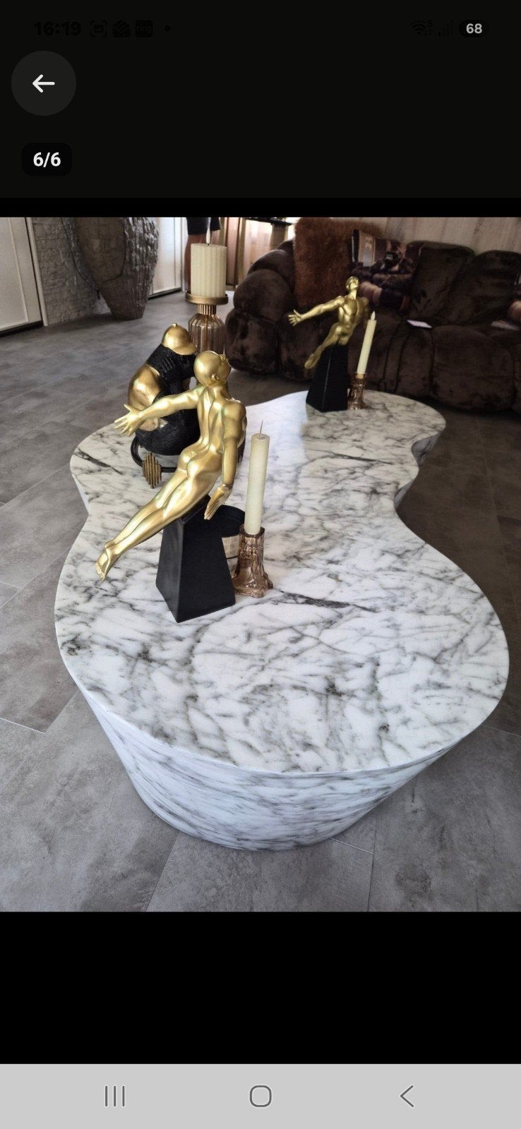 WEEKENDTOPPERUnieke Richmond Design Salontafel ROCYARD, Huis en Inrichting, Ophalen, Overige materialen, 100 tot 150 cm, Modern, Luxe, Organisch