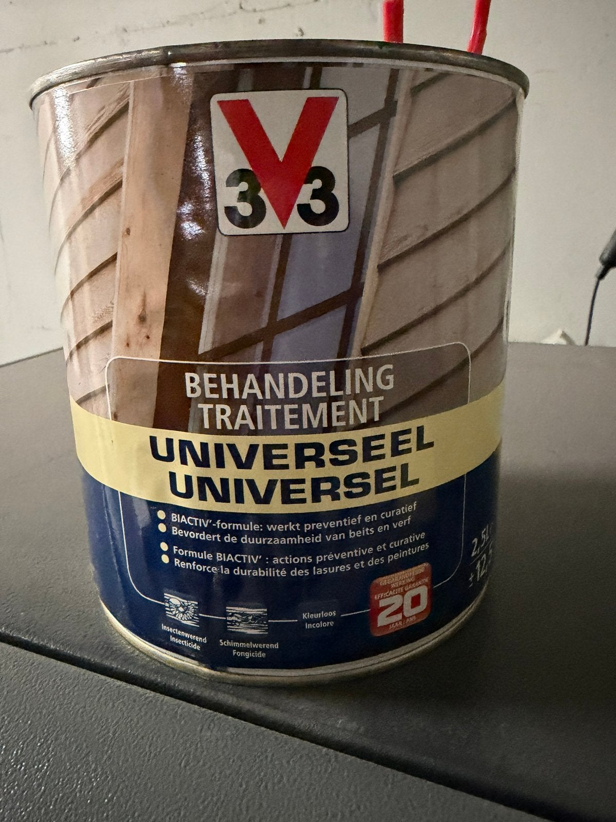 hout verduurzaming 2,5 ltr impregneer schimmel werend, Ophalen of Verzenden, Zo goed als nieuw