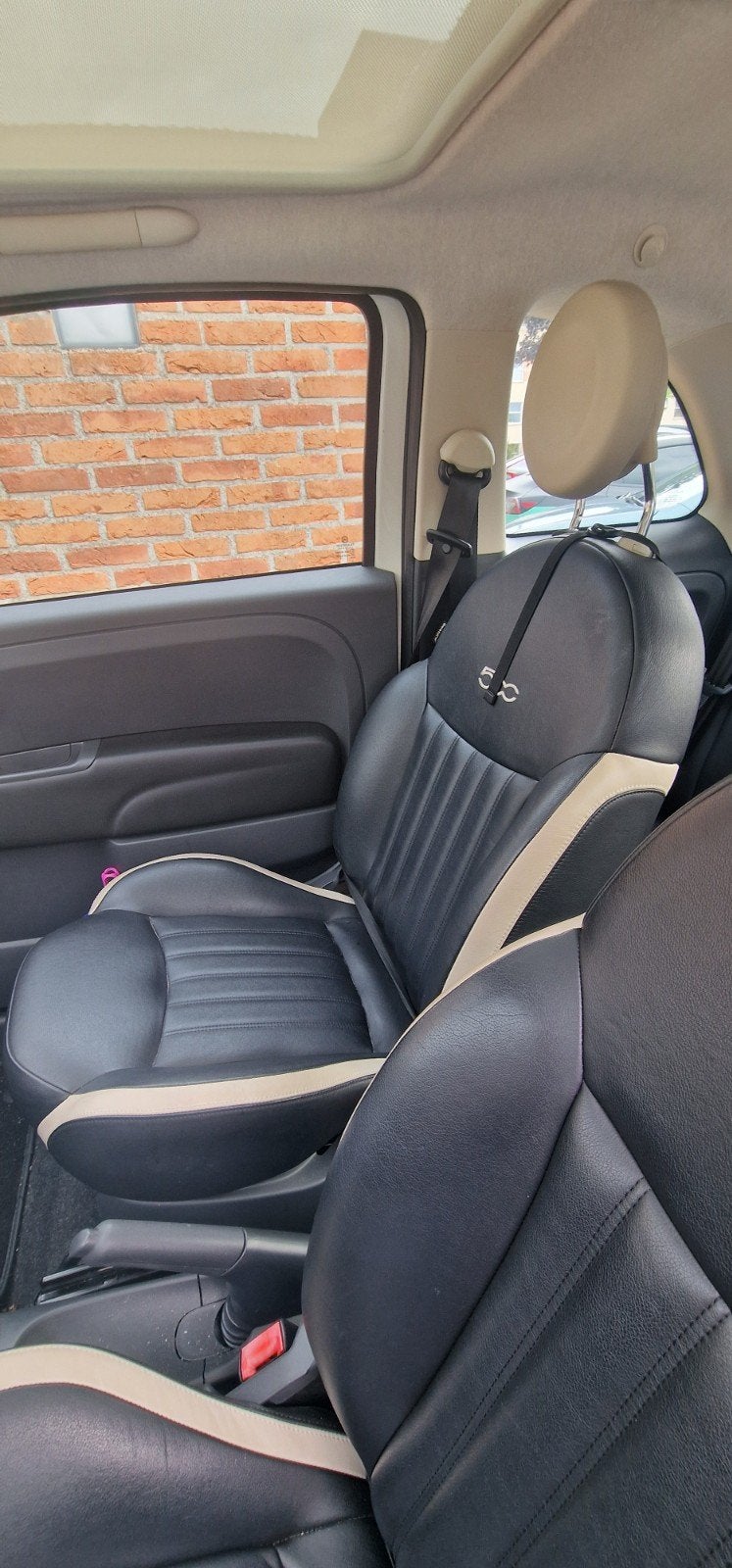 Fiat 500 0.9 TwinAir T Cult/ leder/panoramadak/APK juni 2027, Auto's, Particulier, Te koop