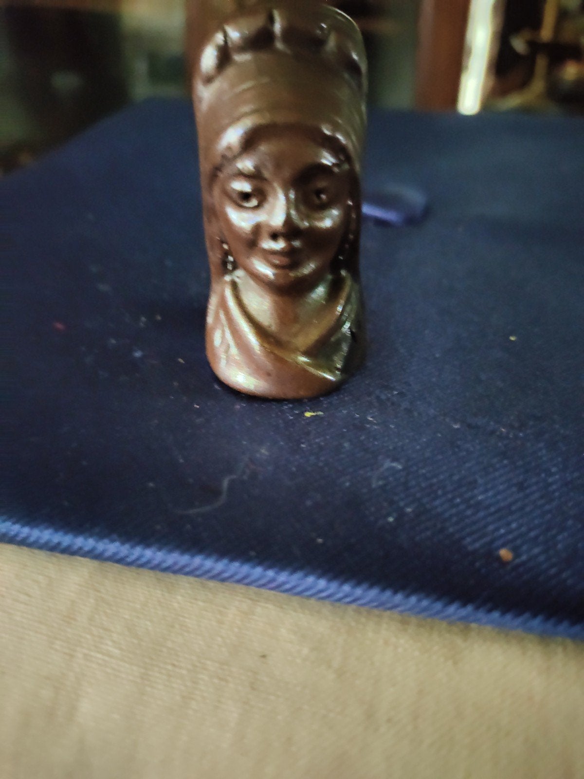 Vintage Indianen vrouw, beeldje, Ophalen, Mens