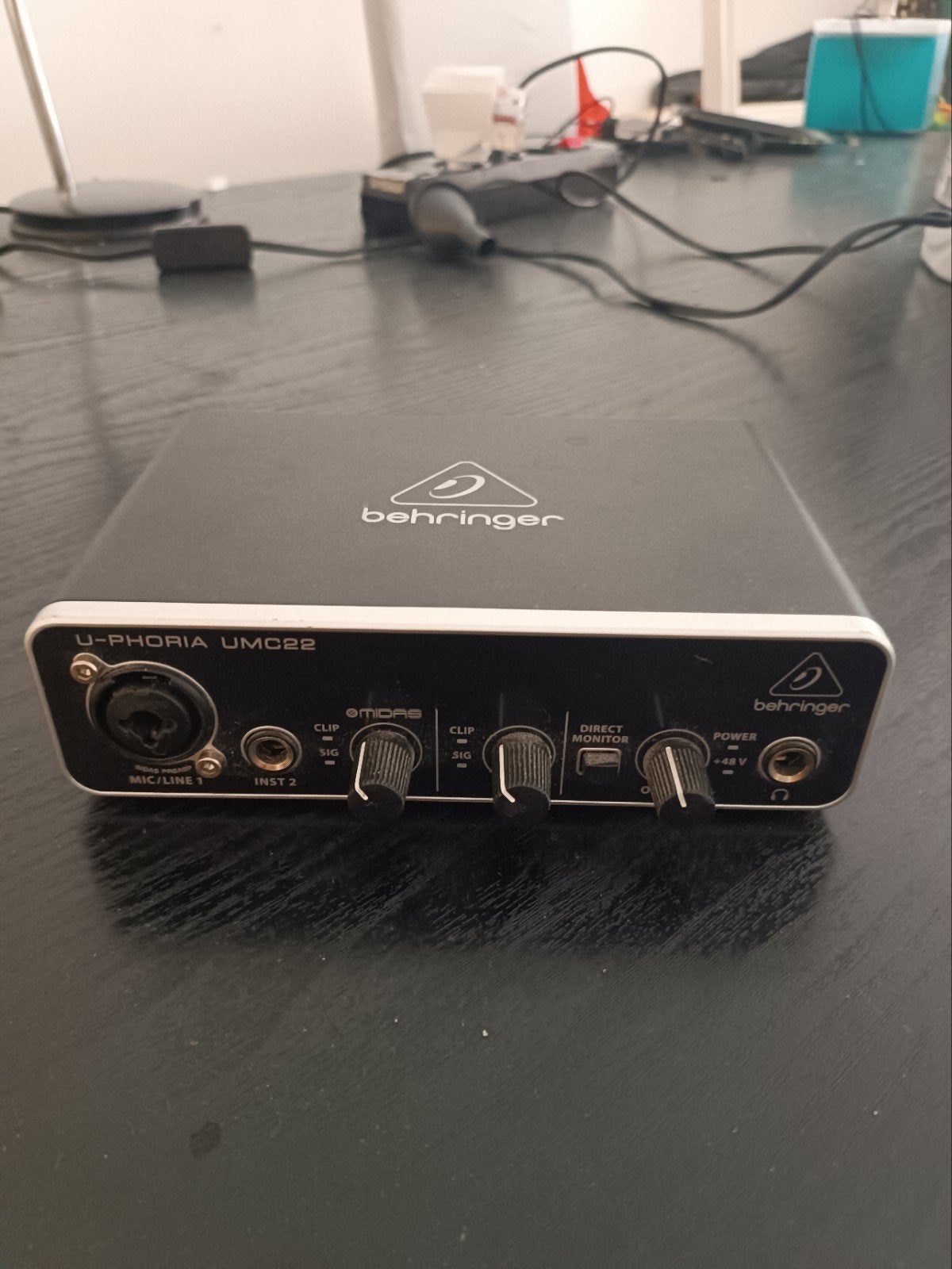 Behringer U-Phoria UMC22 USB Audio Interface, Ophalen, Gebruikt, Minder dan 5 kanalen, Microfooningang