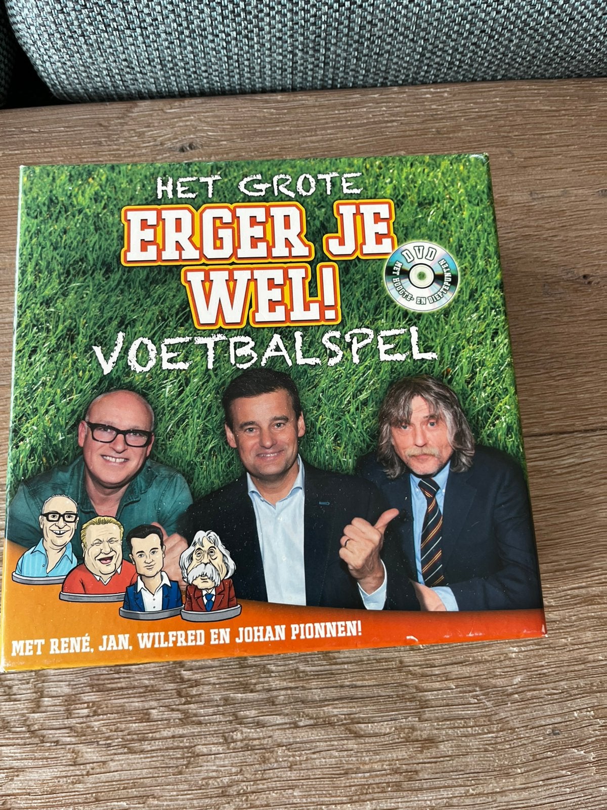 Erger je wel voetbalspel, Ophalen, Nieuw