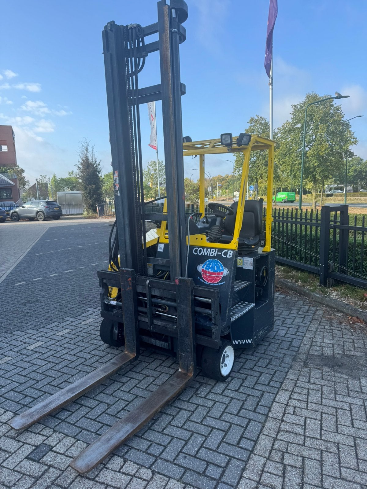 Combilift cb 2500 vierweg heftruck zie film 2014, 1000 tot 2000 kg, Ophalen of Verzenden, LPG, Heftruck