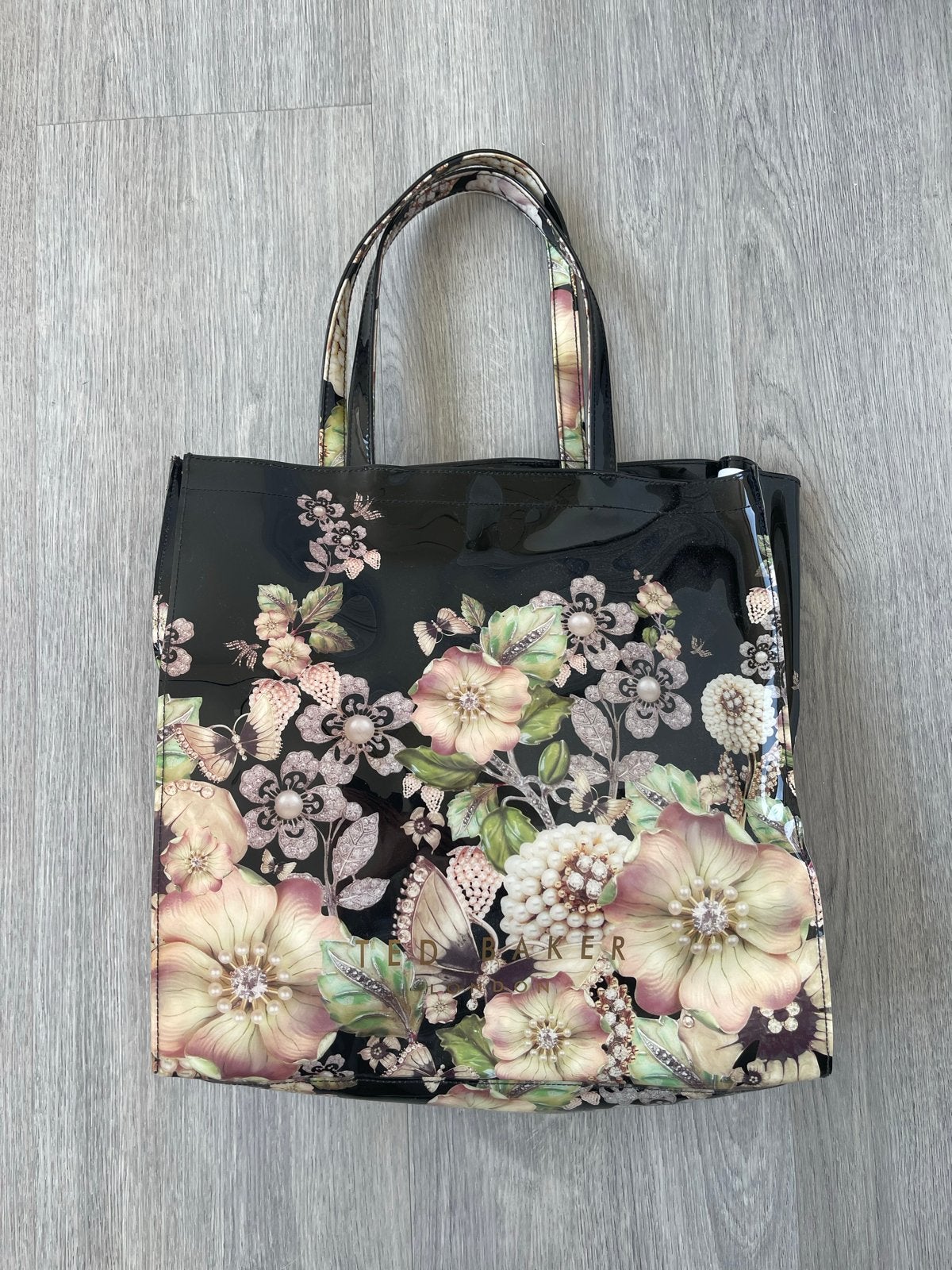 Ted Baker Shopper, Sieraden, Tassen en Uiterlijk, Tassen | Damestassen, Ophalen, Gebruikt, Zwart, Shopper