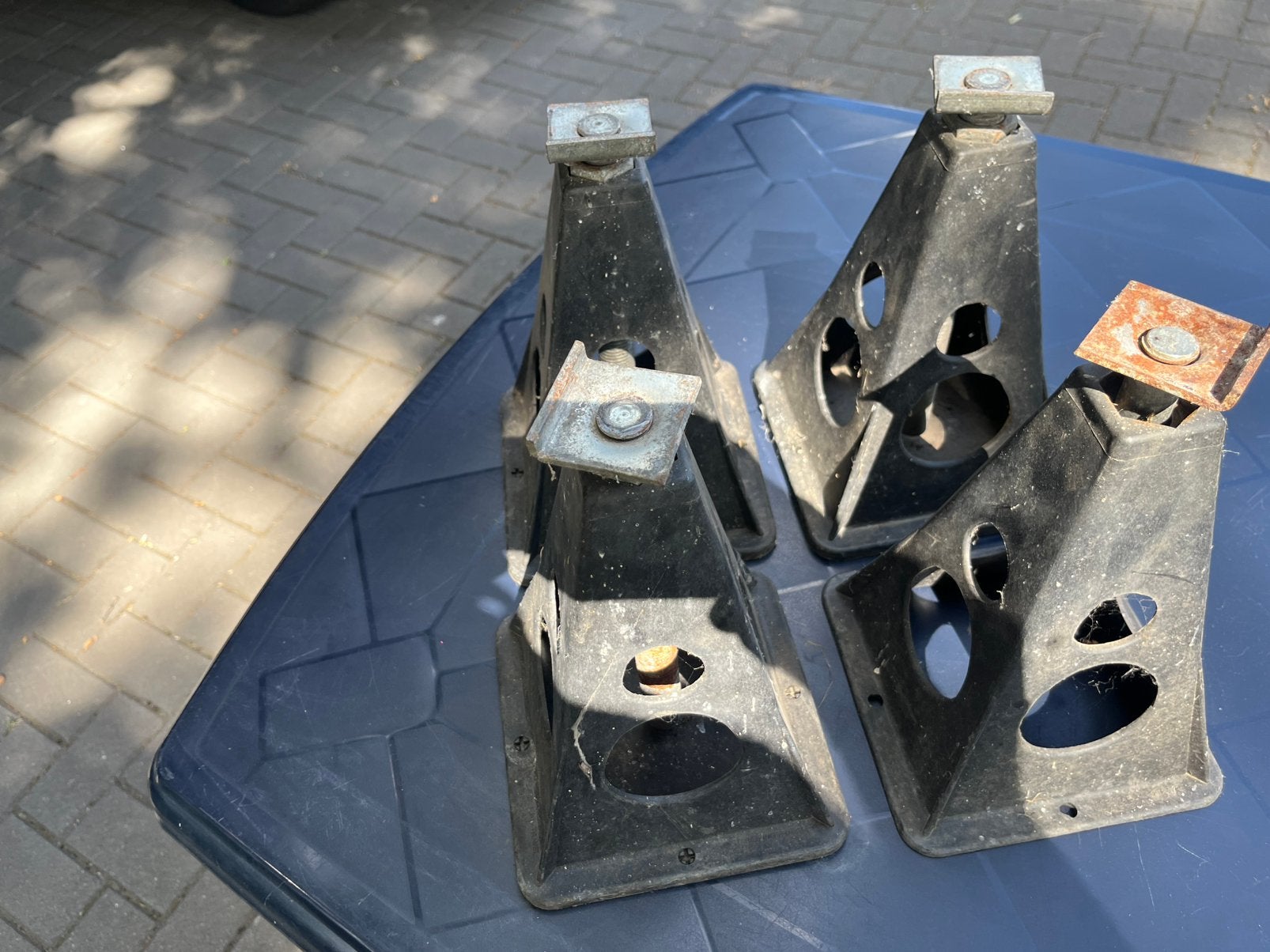 Spindels, Caravans en Kamperen, Caravan accessoires, Ophalen of Verzenden, Gebruikt