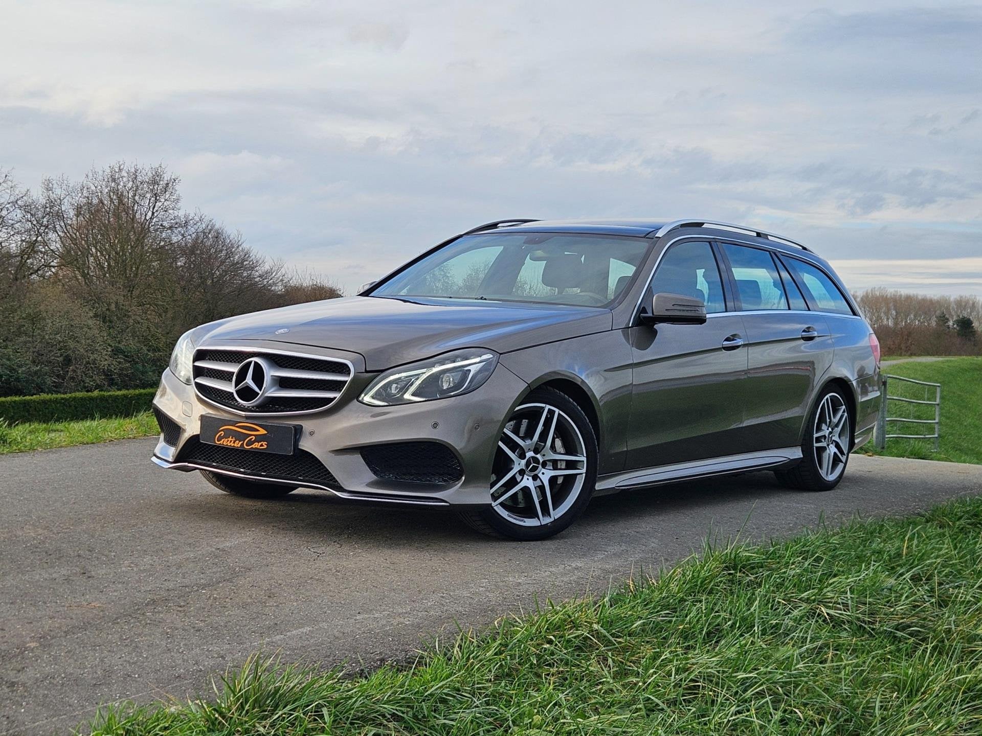 Mercedes-Benz E-klasse Estate 500 4MATIC AMG | Sonderlackier, Auto's, Euro 5, Gebruikt, Bruin, 408 pk