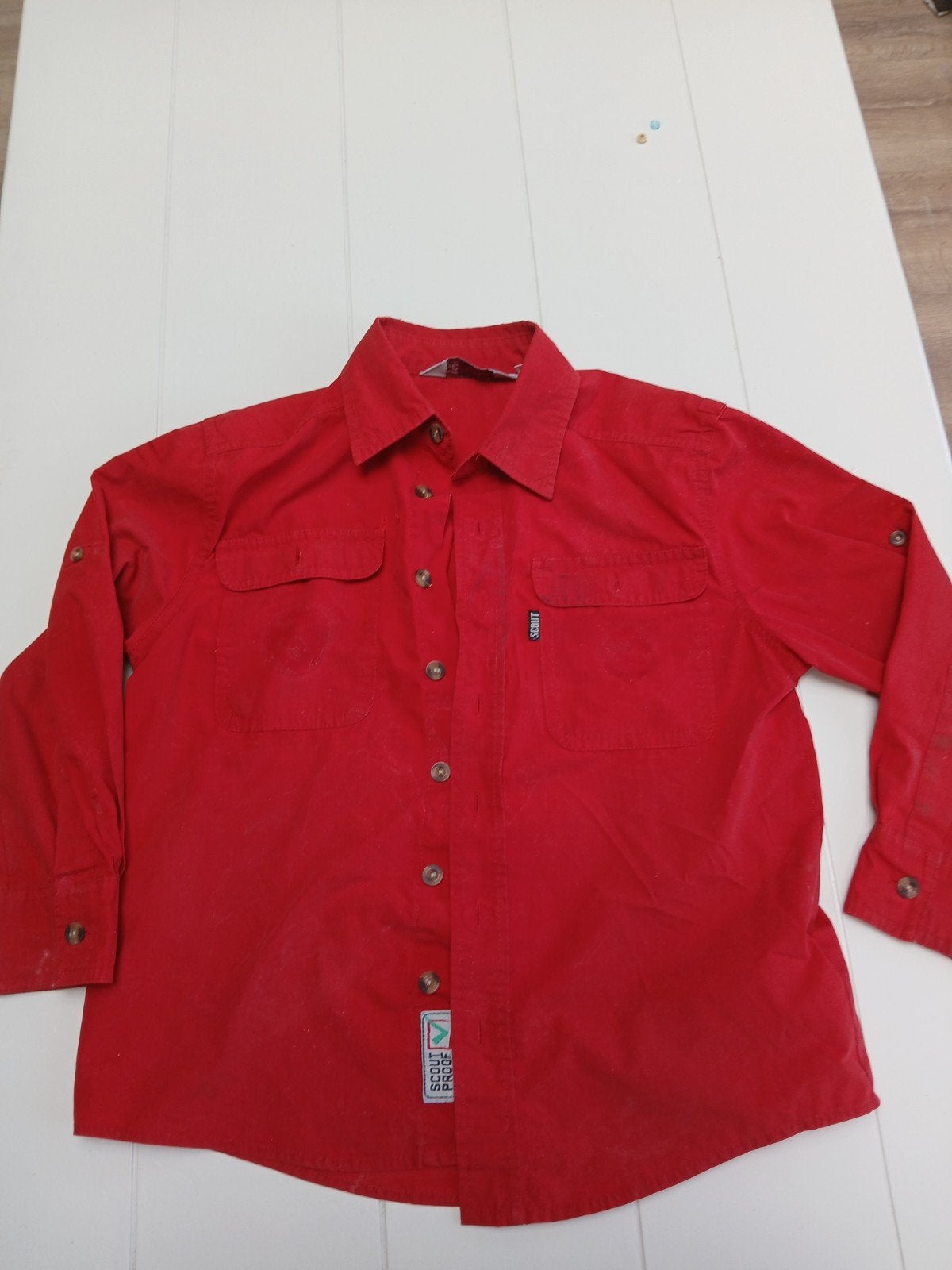 scouting blouse bever, Gebruikt, Jongen of Meisje, Overhemd of Blouse, Ophalen of Verzenden