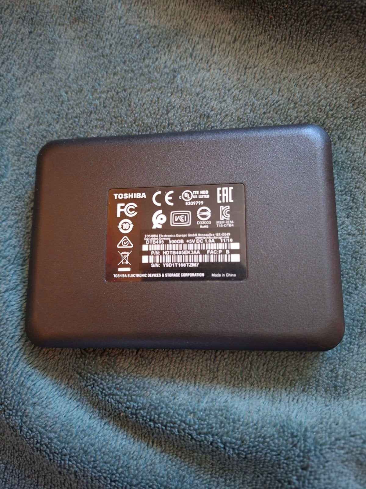 Toshiba Canvio basis externe harde schijf, Ophalen of Verzenden, Fotocamera