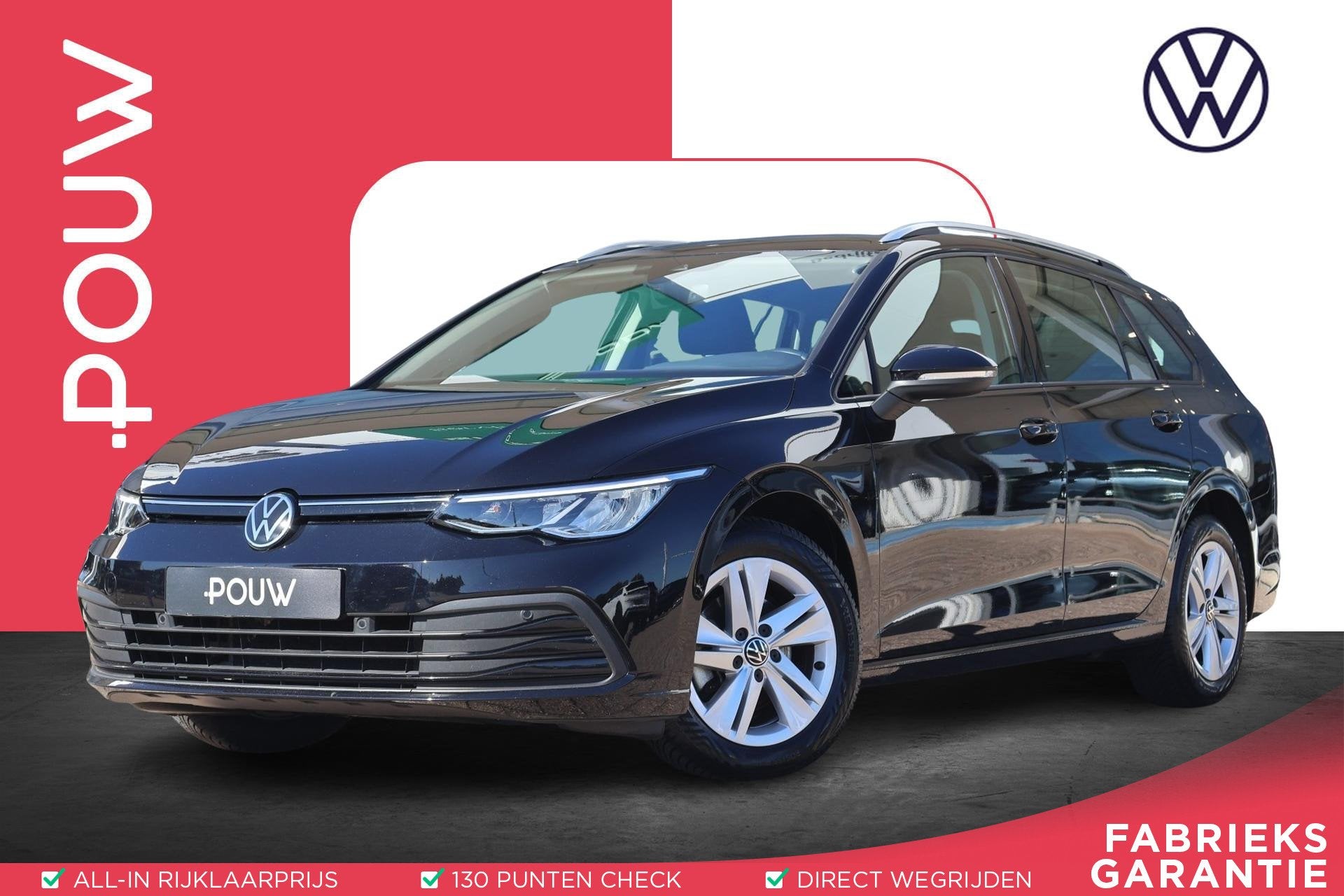 Volkswagen Golf Variant 1.0 TSI 110pk Life | Navigatie | Cam, Auto's, Voorwielaandrijving, 12 maanden, Stof, Gebruikt