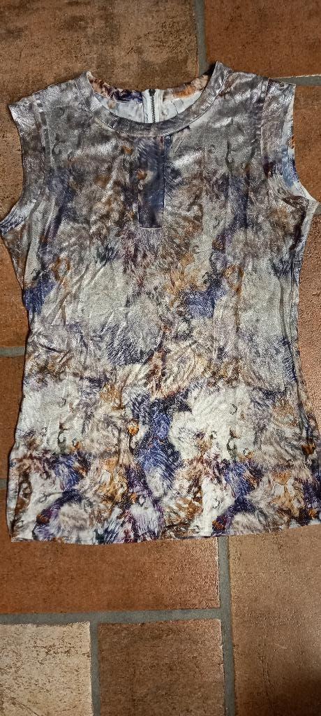 Luxueuze top met glittering in de stof Karen Millen maat S, Ophalen of Verzenden, Zo goed als nieuw, Overige kleuren, Karen Millen