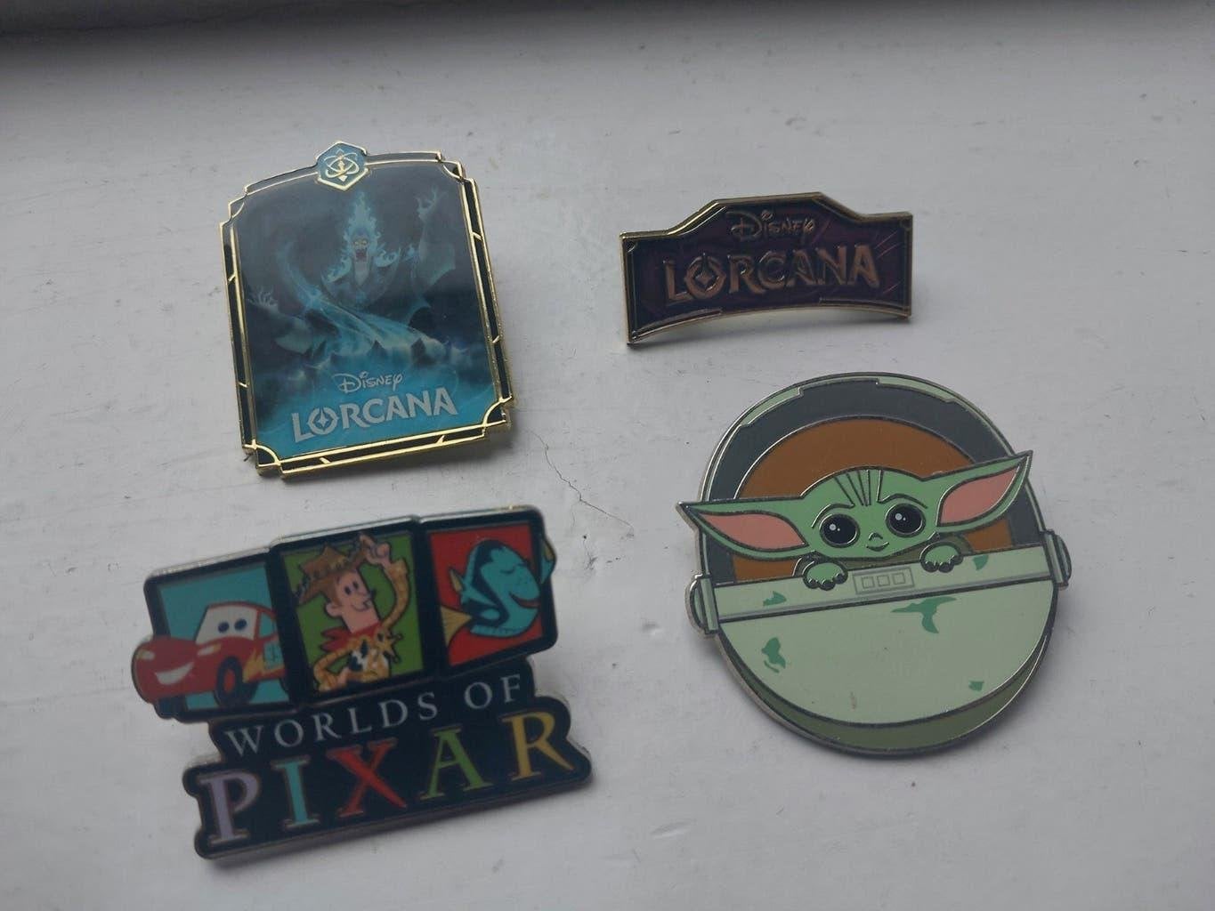 Disney Pixar en Lorcana Spelden, Ophalen of Verzenden, Gebruikt, Overige onderwerpen, Speldje of Pin