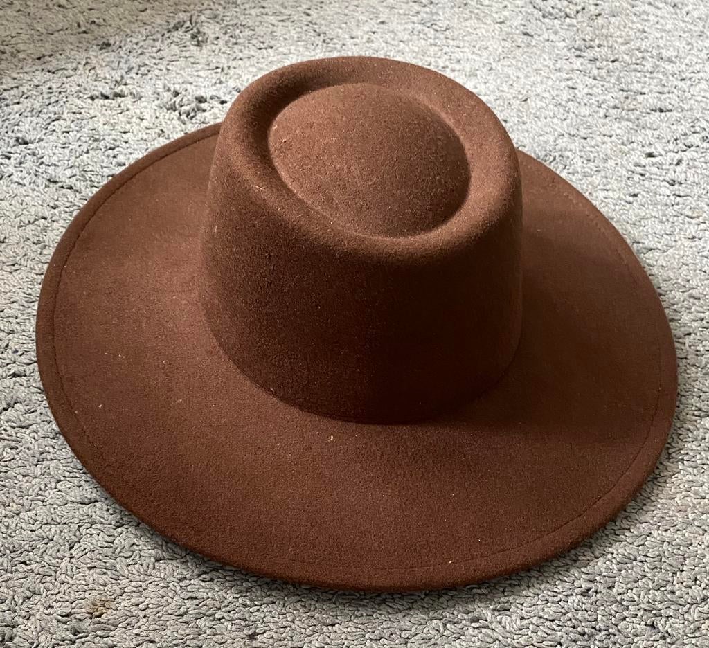 Sombrero hoed, bruin, Ophalen of Verzenden, Nieuw