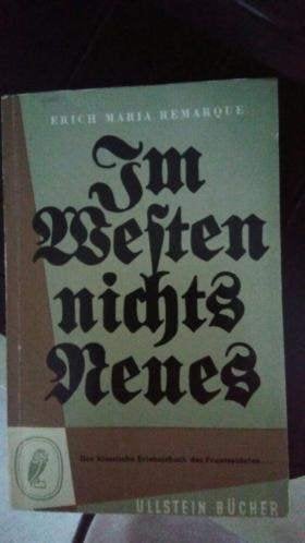 Im Westen nichts Neues. Ullstein-Bücher Nr 56 EM Remarque, Tweede Wereldoorlog, Ophalen of Verzenden, Zo goed als nieuw, EM Remarque