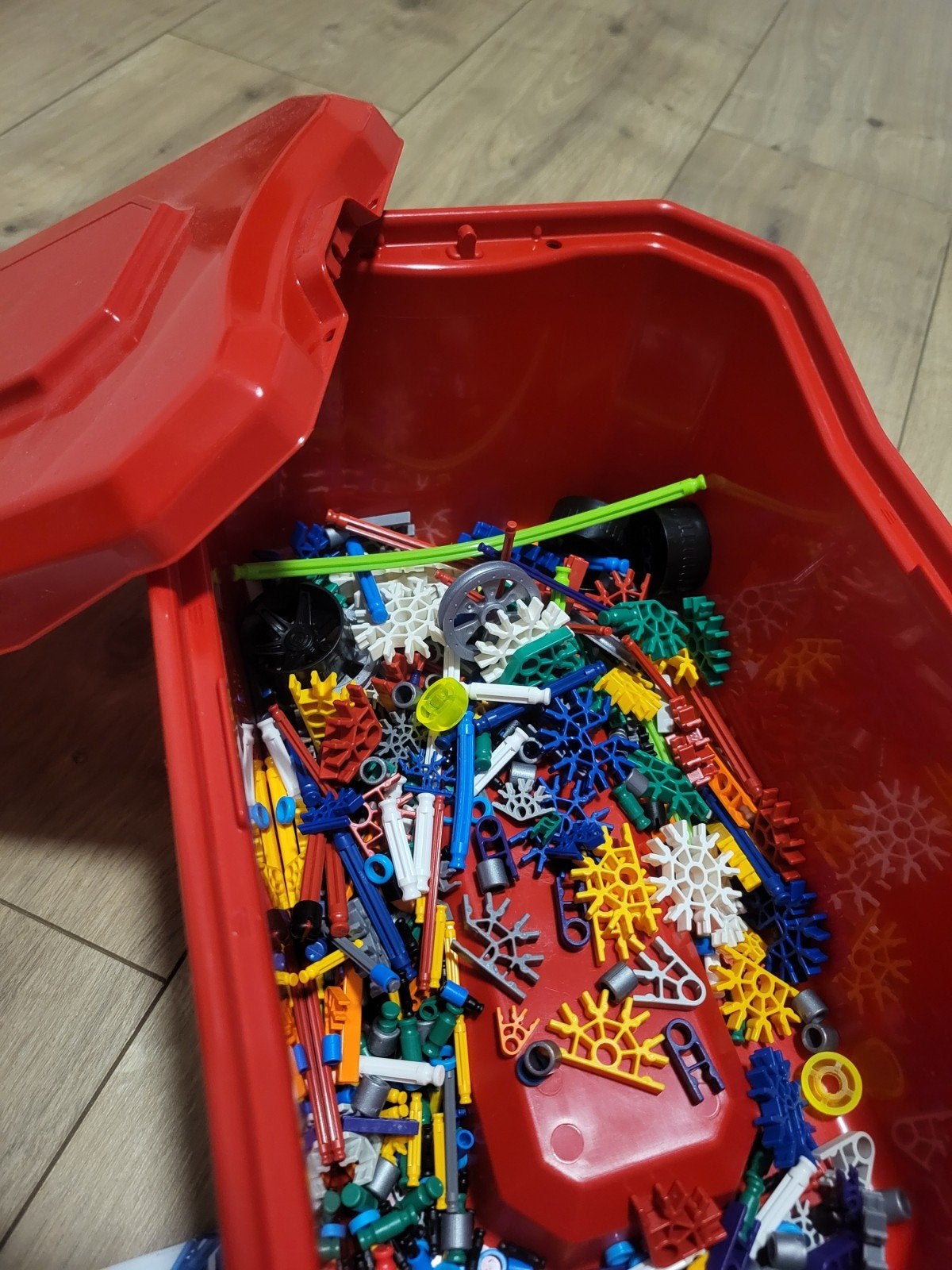 2 K'nex sets in opbergbox - Zo goed als nieuw, Ophalen, Zo goed als nieuw, K'nex