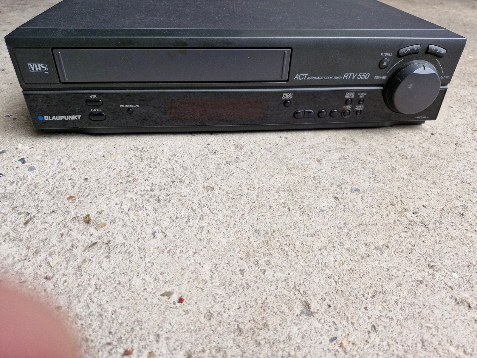 Blaupunkt RTV 550 VHS-speler - Vintage videorecorder, Audio, Tv en Foto, Videospelers, Ophalen, Gebruikt, VHS-speler of -recorder