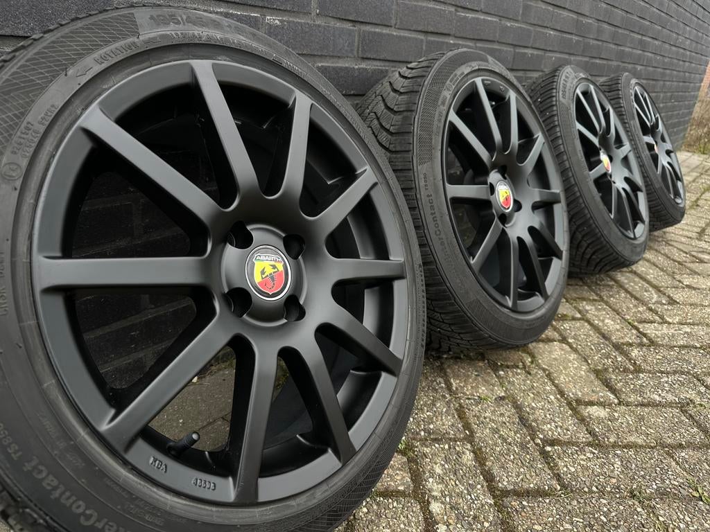 16 inch Fiat 500 Abarth Velgen met Banden, Ophalen, Nieuw