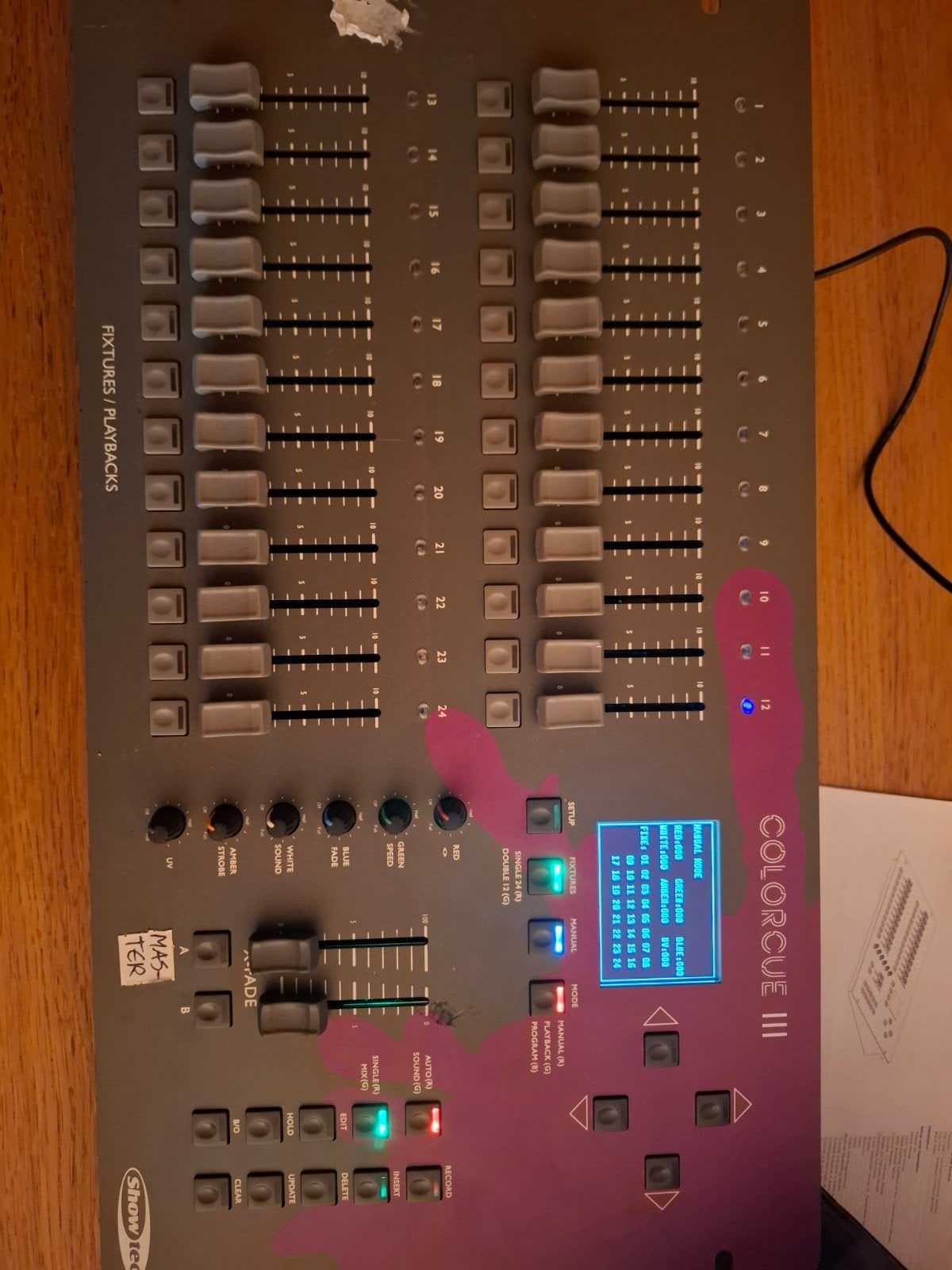 Showtec ColorCue 3 LED Controller DMX, Muziek en Instrumenten, Ophalen of Verzenden, Zo goed als nieuw, Licht