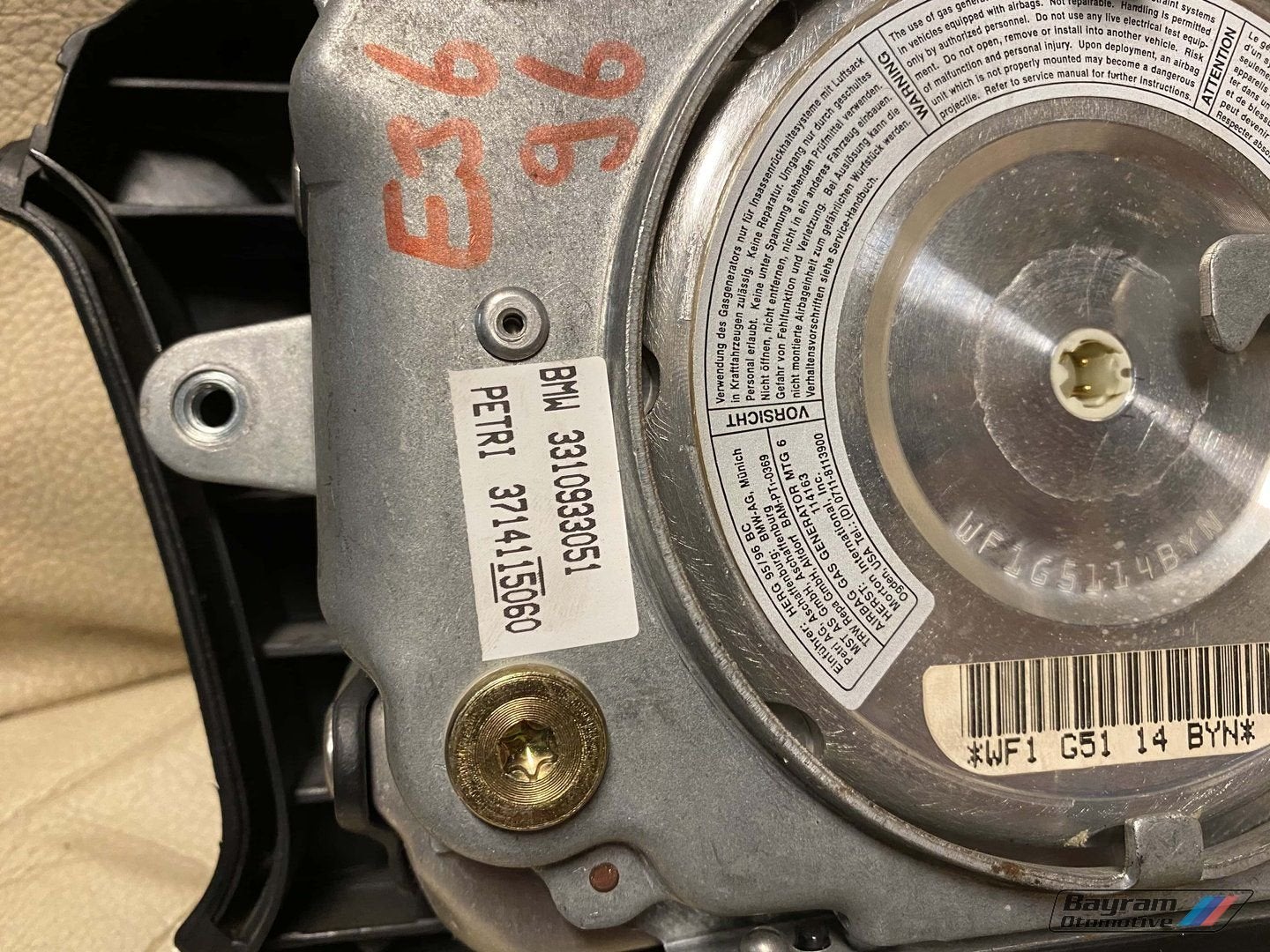 Foto 9 van Bmw E36 airbag stuur diverse E34 E32 sportstuur Z3 3-serie