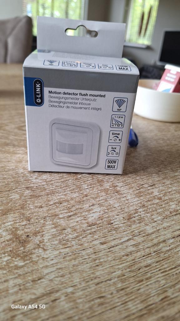 G-LINK Bewegingsmelder Inbouw - Nieuw in doos, Ophalen of Verzenden, Nieuw, Overige typen