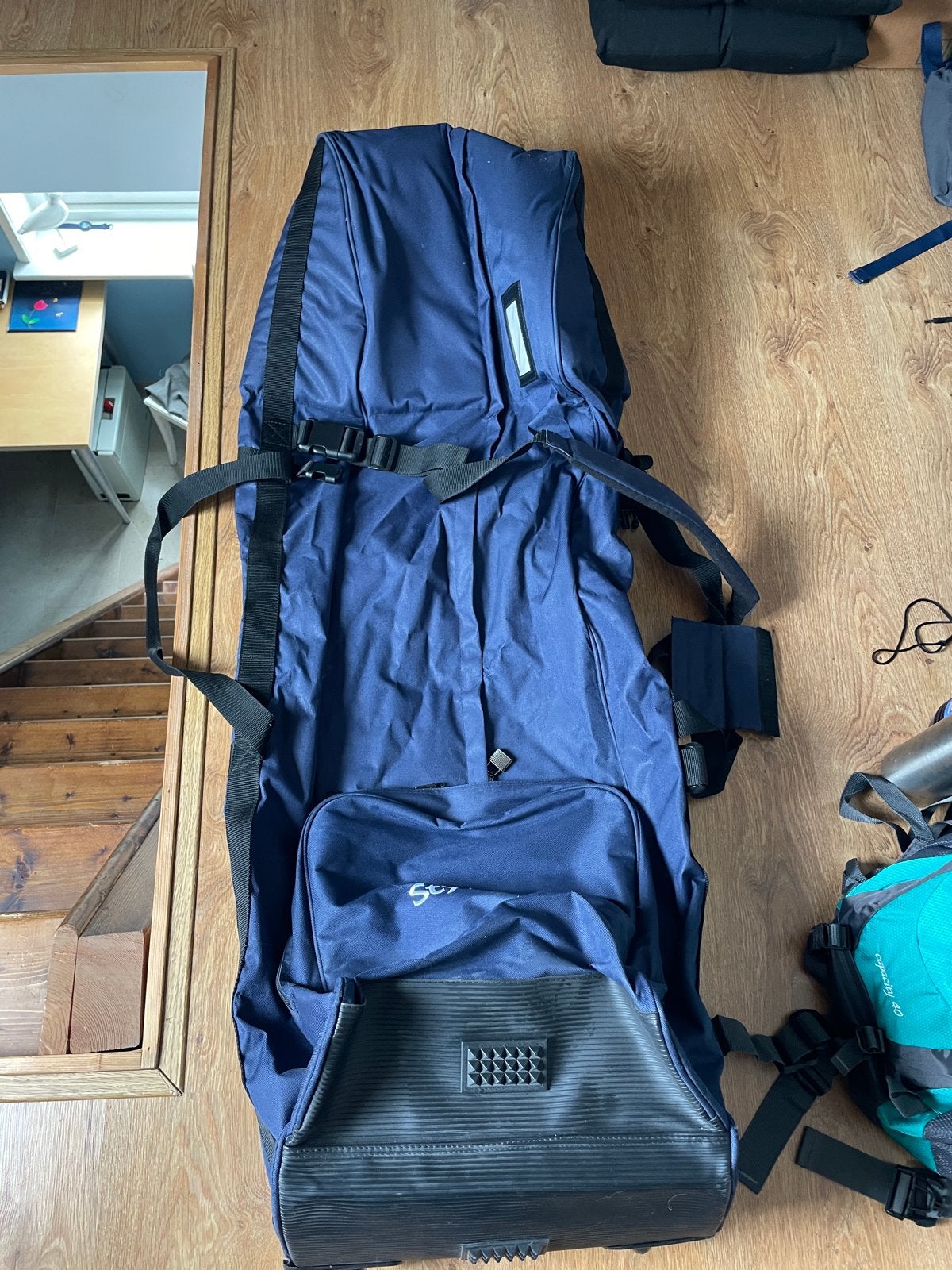 2 reis Golftassen : 1x zwart (Bag Boy), 1x blauw (StyleRun), Ophalen, Zo goed als nieuw, Tas, Overige merken