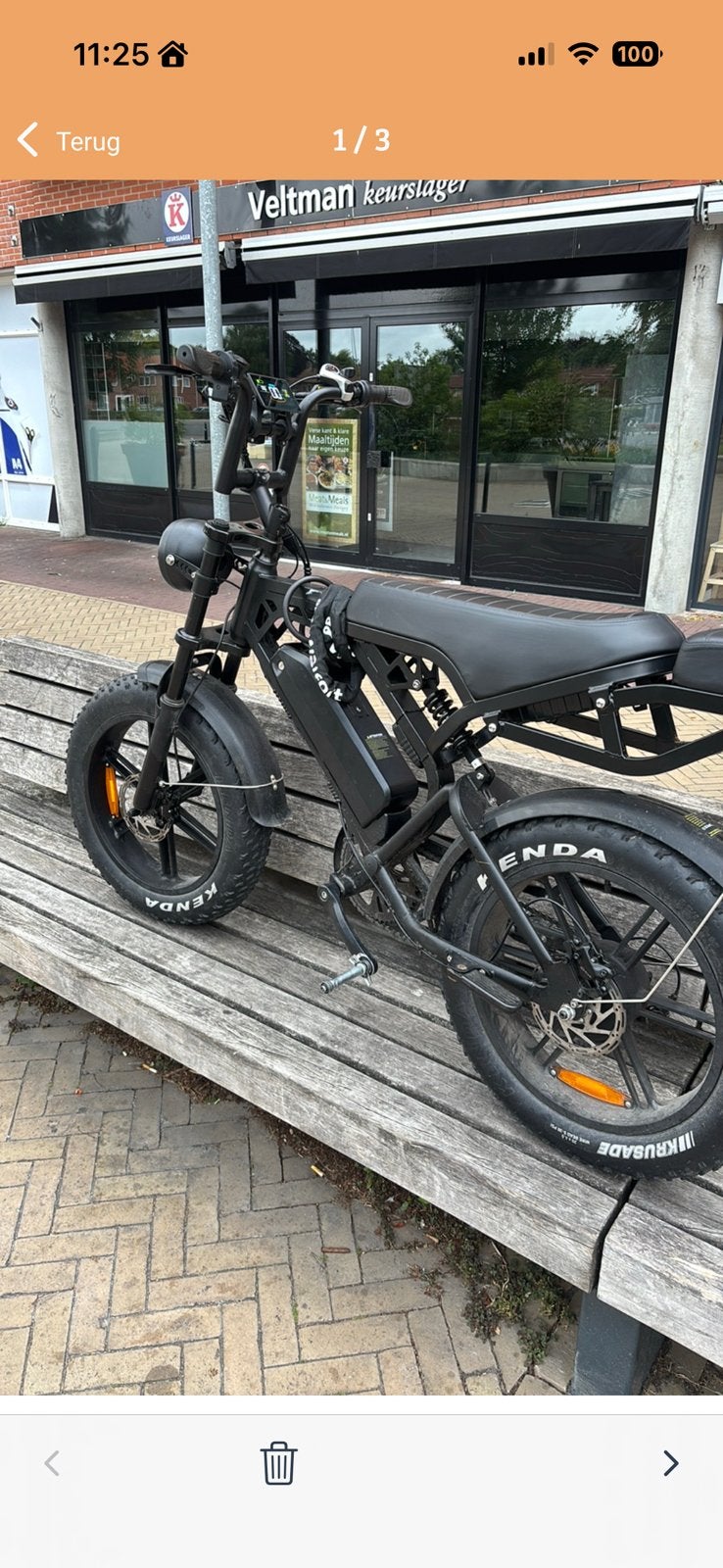 Fatbike v20 pro, Zo goed als nieuw, 59 cm of meer, 50 km per accu of meer, Ophalen