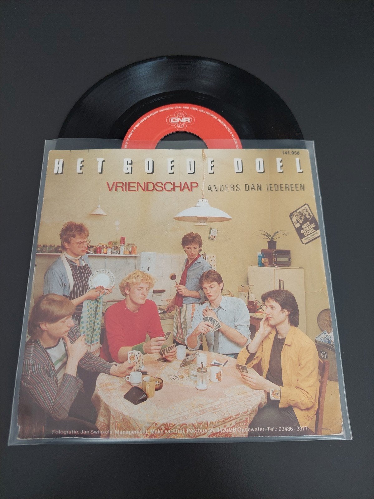 het goede doel vriendschap, Ophalen of Verzenden, Gebruikt, 7 inch, Levenslied of Smartlap