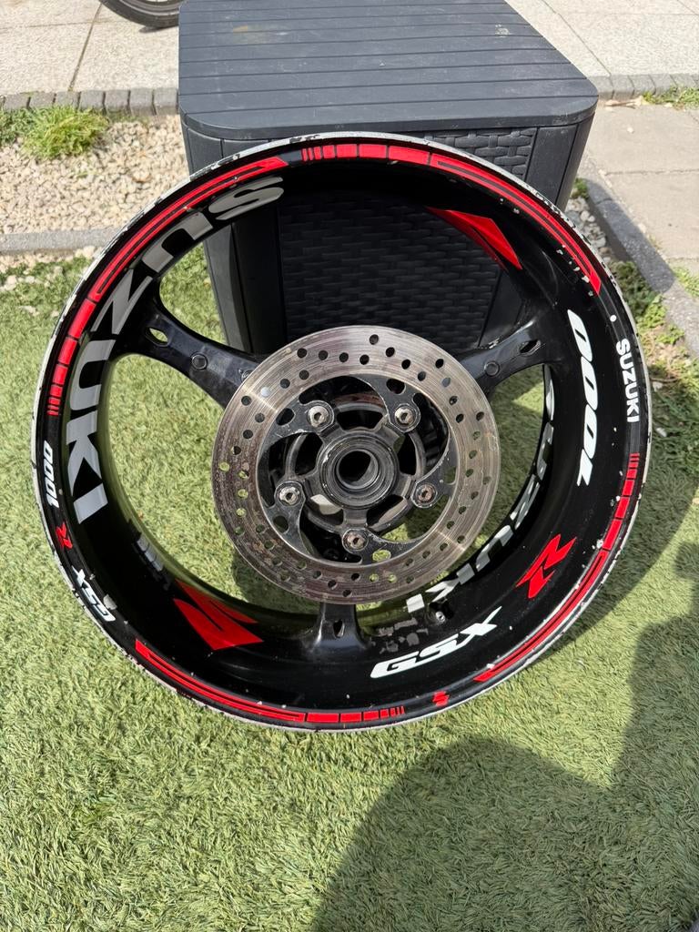 Suzuki Gsxr 1000 Achtervelg k8 ( k1 k2 k3 k4 k5 k6 k7 k8 ), Motoren, Onderdelen | Suzuki, Ophalen, Gebruikt