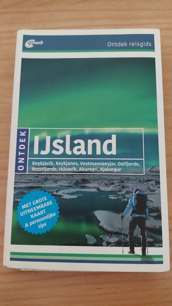 ANWB Ontdek Reisgids IJsland met uitneembare kaart, Ophalen of Verzenden, Europa, Reisgids of -boek, ANWB