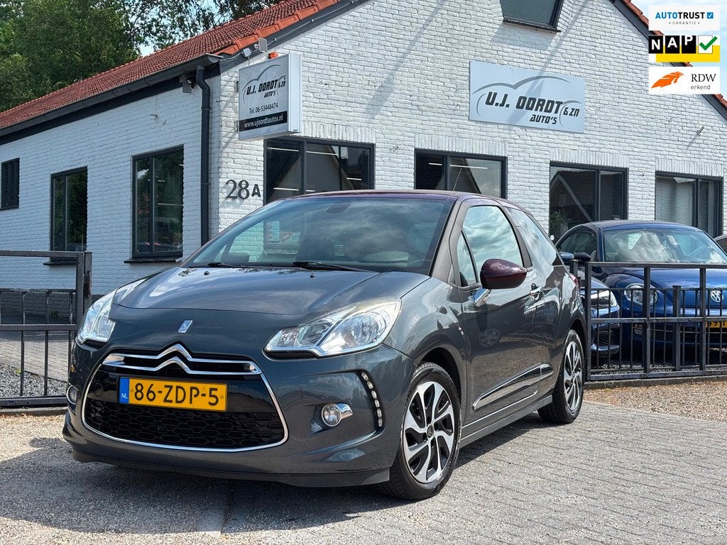 Citroen DS3 1.6 e-HDi So Chic NAP! Netjes !, Auto's, Citroën, Voorwielaandrijving, Euro 5, Gebruikt, 4 cilinders