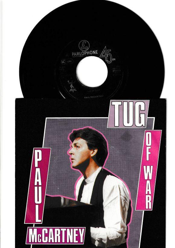 PAUL MCCARTNEY    -    TUG OF WAR    ////    GET IT    [7''], 7 inch, Zo goed als nieuw, Pop, Fotohoes