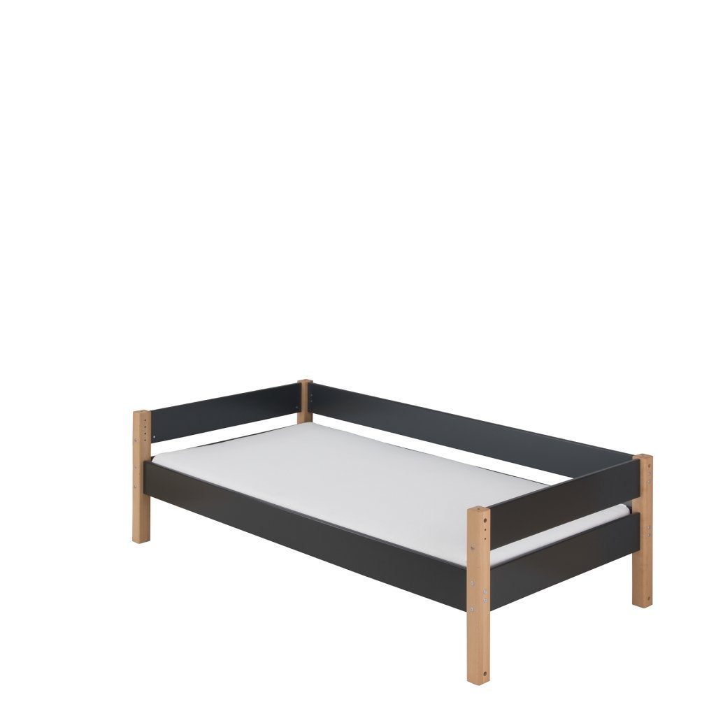 Infans Color kajuitbed - 90x200 - Antraciet/beuken, Niet ingevuld, Niet ingevuld, Niet ingevuld