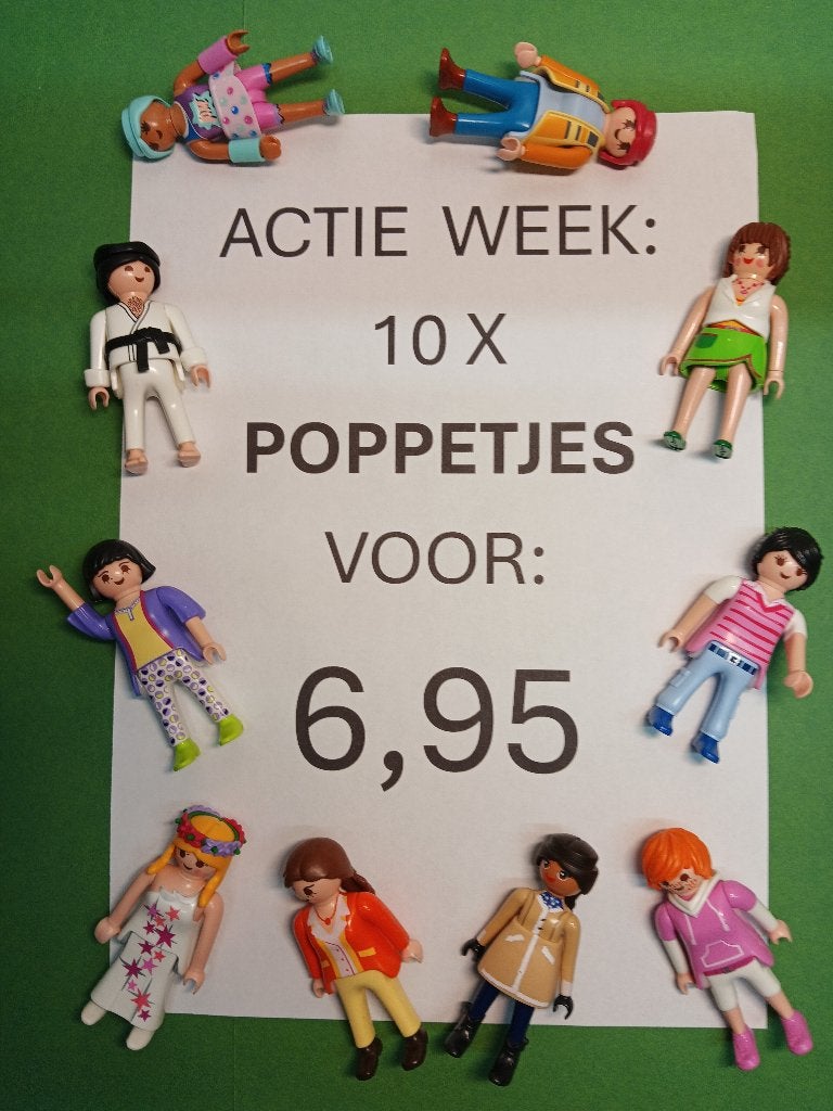 Playmobil Poppetjes GR-01-200.  **** Actie 10 vóór 6,95 ****, Verzenden, Gebruikt, Losse onderdelen