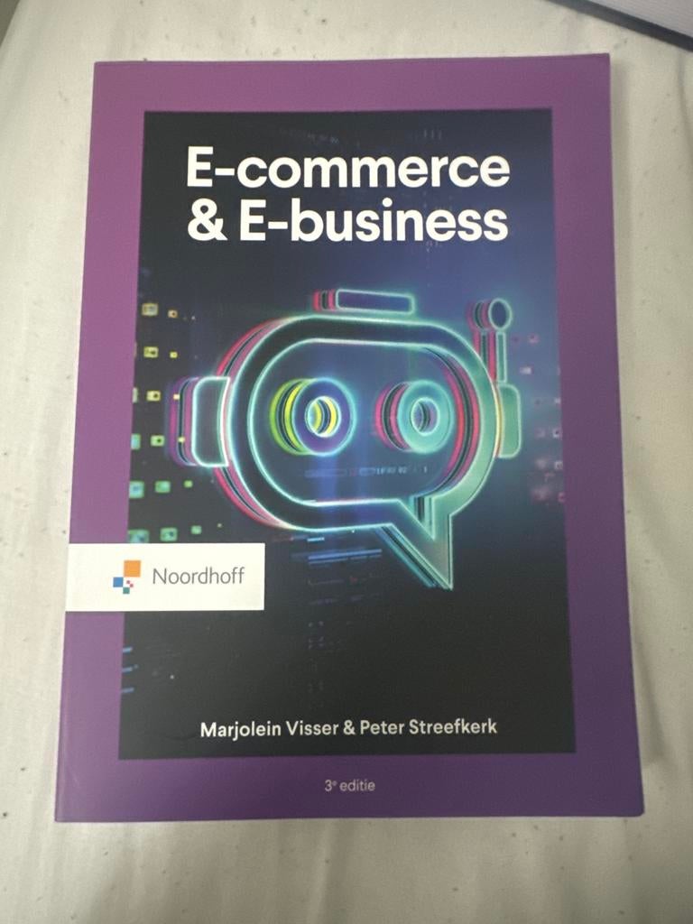 E-commerce & E-business Studieboek - 3e editie Noordhoff, Ophalen of Verzenden, Gamma, Nieuw, HBO