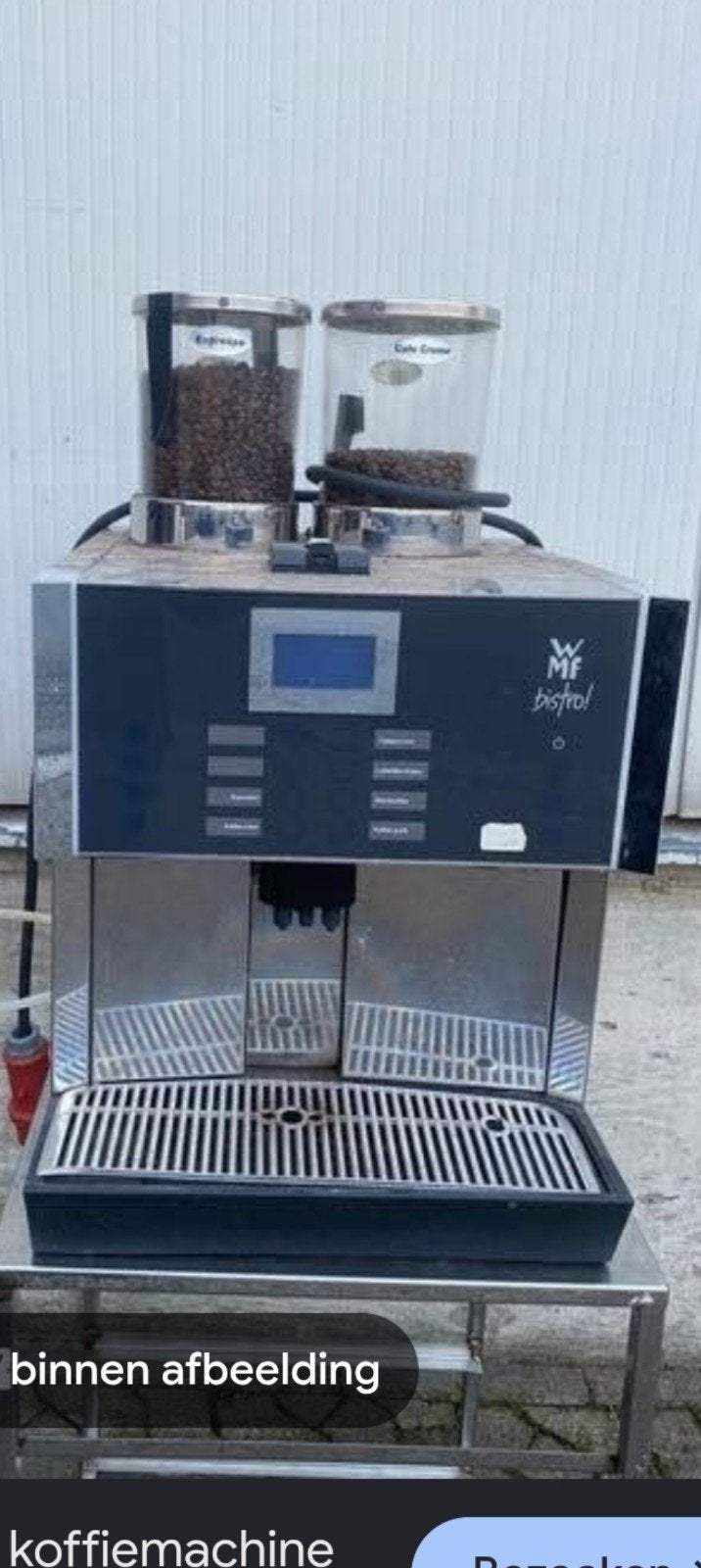 WMF Bistro Koffiemachine - Professioneel en Betrouwbaar, Ophalen, Gebruikt, 10 kopjes of meer, Koffiemachine