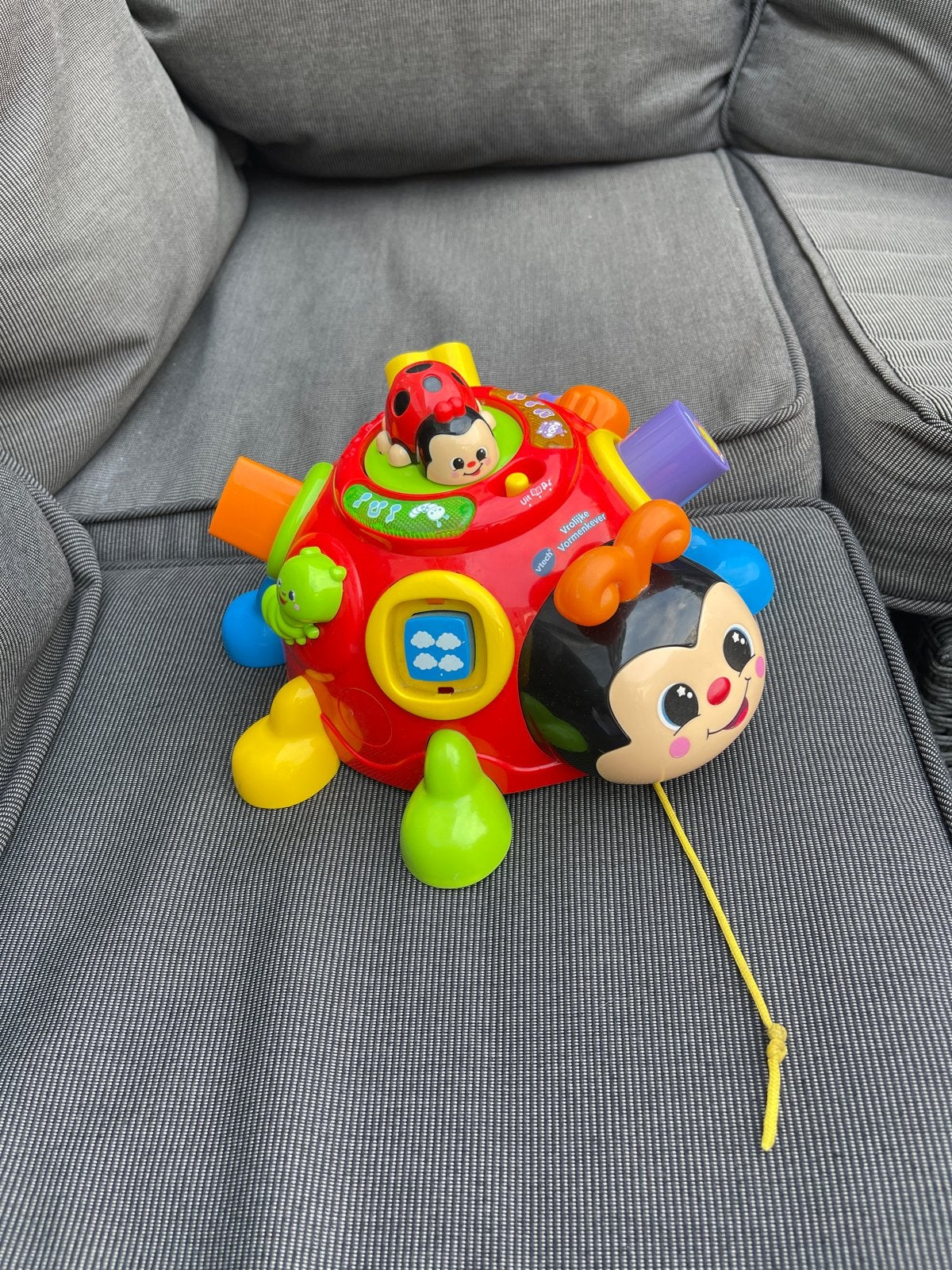 VTech Vrolijke Vormenkever - Werkt nog, mist 1 vorm, Ophalen of Verzenden, Gebruikt, Overige typen, Met geluid