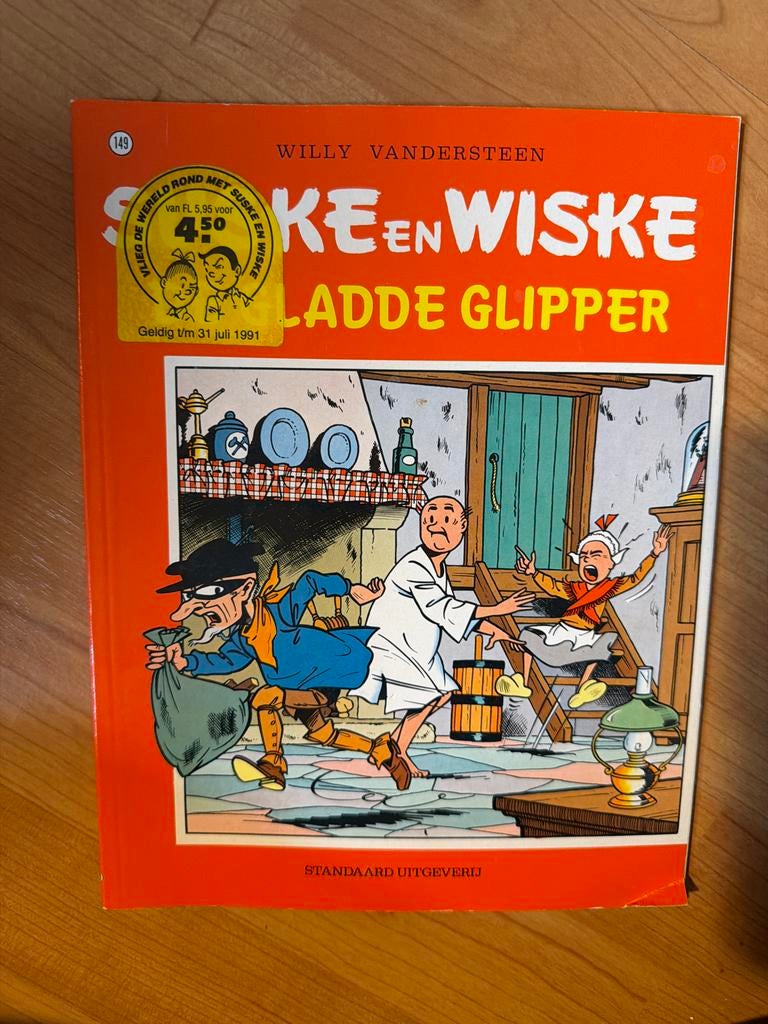 Suske en Wiske: Ladde Glipper (nr. 149), Eén stripboek, Ophalen, Gelezen
