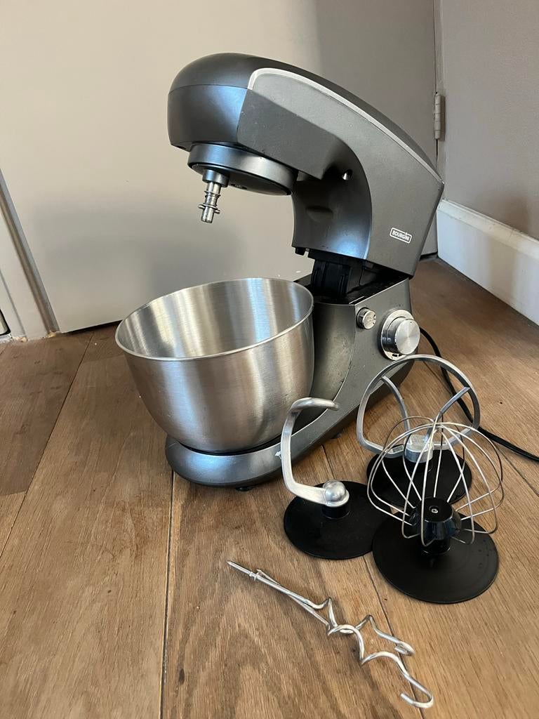 Bourgini keukenmachine - Goede staat, Witgoed en Apparatuur, Keukenmixers, Zo goed als nieuw, 2 tot 3 liter, 3 snelheden of meer