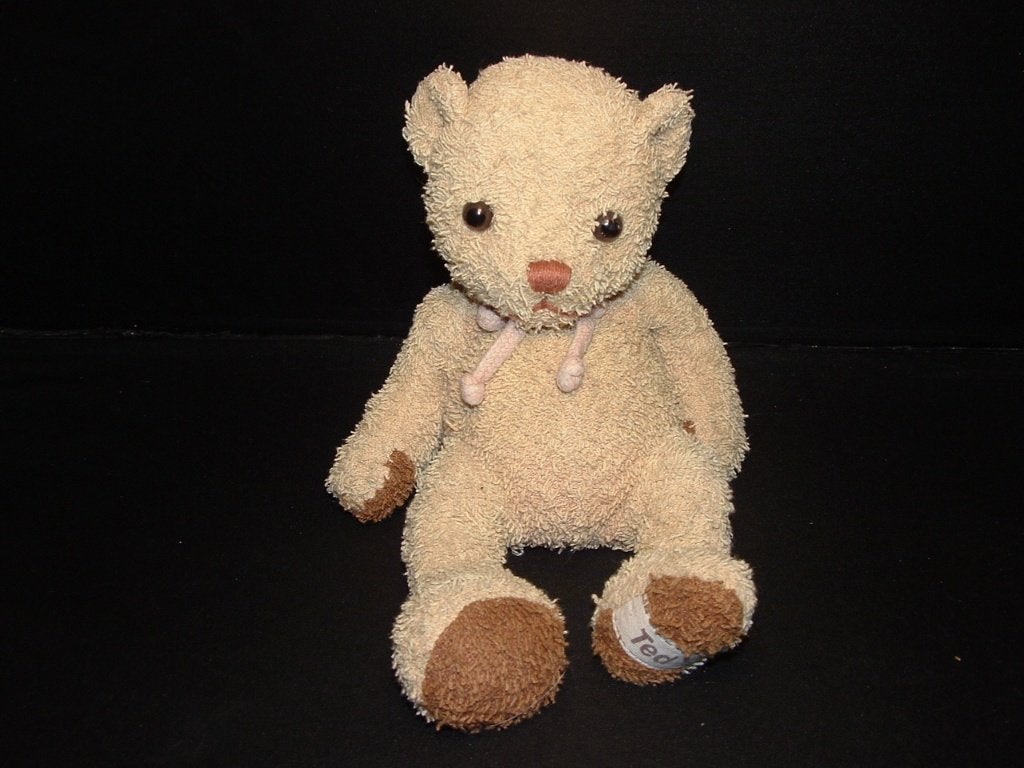 ANNA CLUB PLUSH BEER TED BADSTOF LICHTBRUIN MET BRUINE, Ophalen of Verzenden, Nieuw, Overige typen
