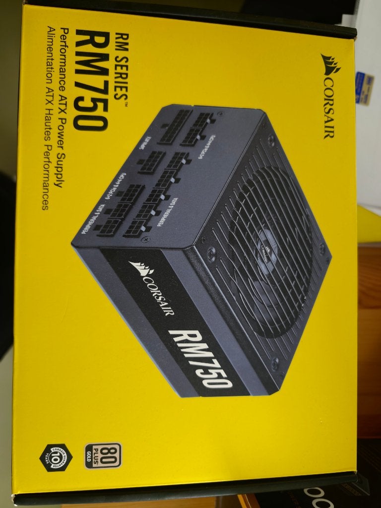 Corsair RM750 (2021) – 750W 80 PLUS Gold Voeding), Ophalen of Verzenden, Zo goed als nieuw