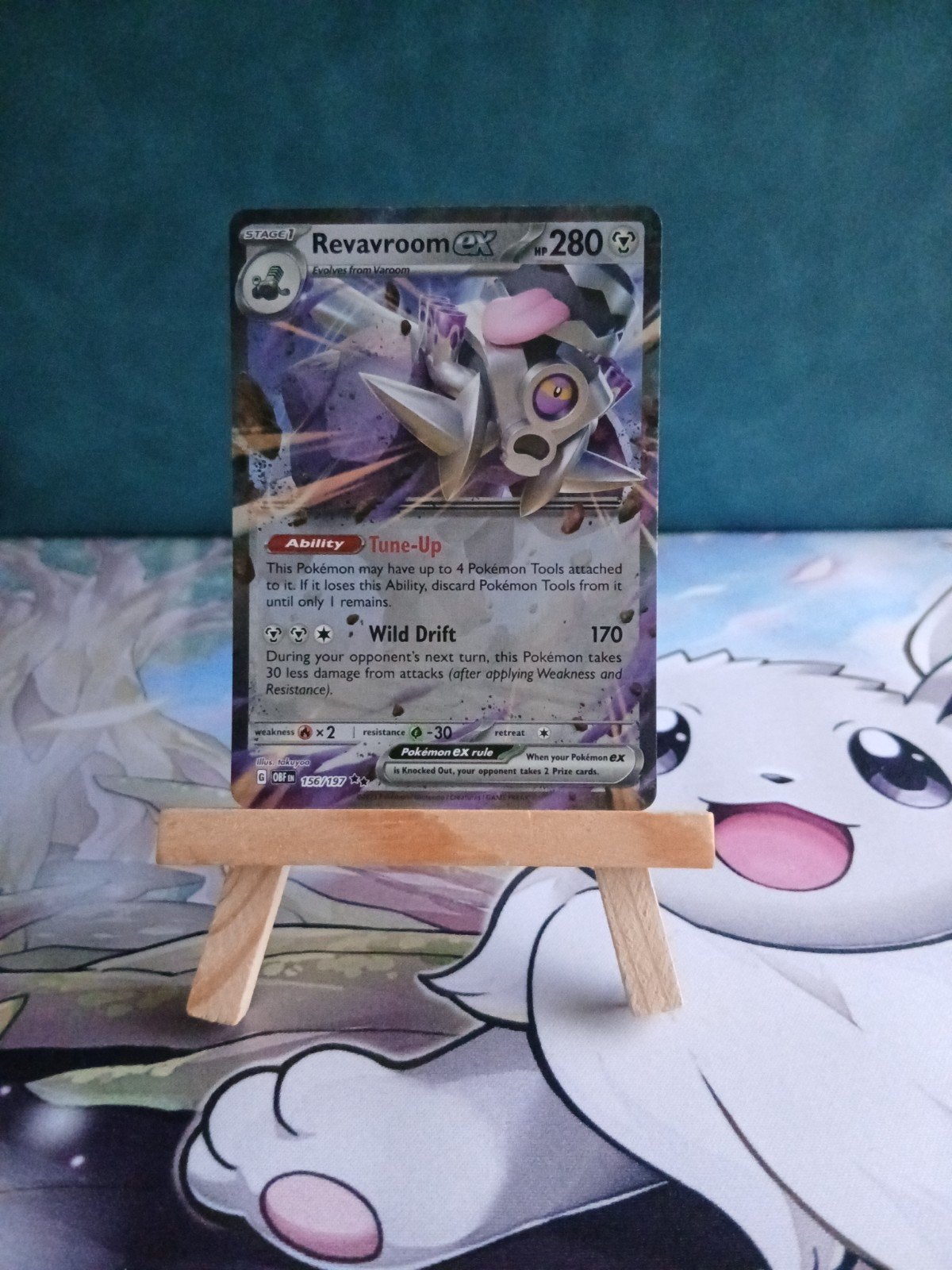 Revavroom Ex #156/197 Pokémon Obsidian Flames, Verzenden, Nieuw, Losse kaart, Foil