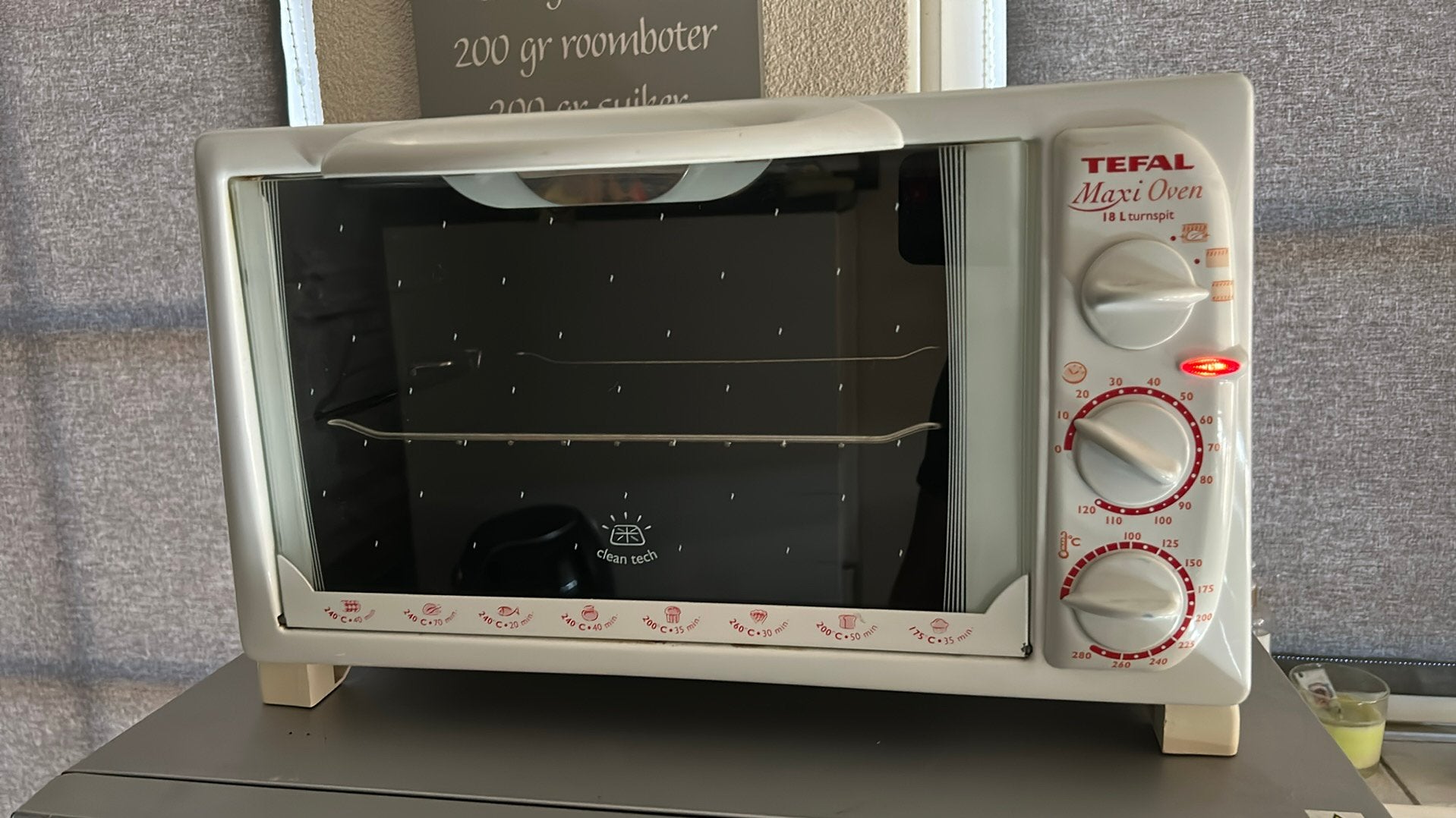 Tefal oventje. 5287 25. In mooie staat., Witgoed en Apparatuur, Ovens, Ophalen of Verzenden, Zo goed als nieuw, Minder dan 45 cm